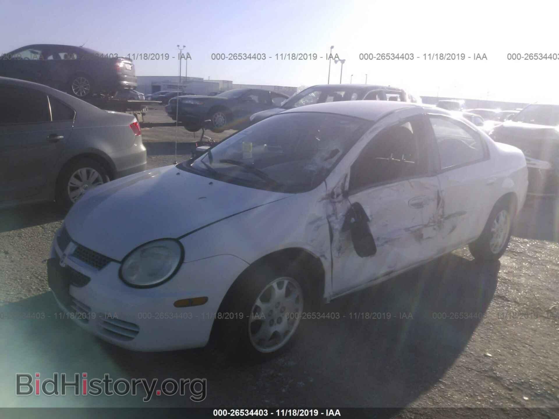 2005 DODGE NEON - VIN: 1B3ES56C25D282836 - Фото 2