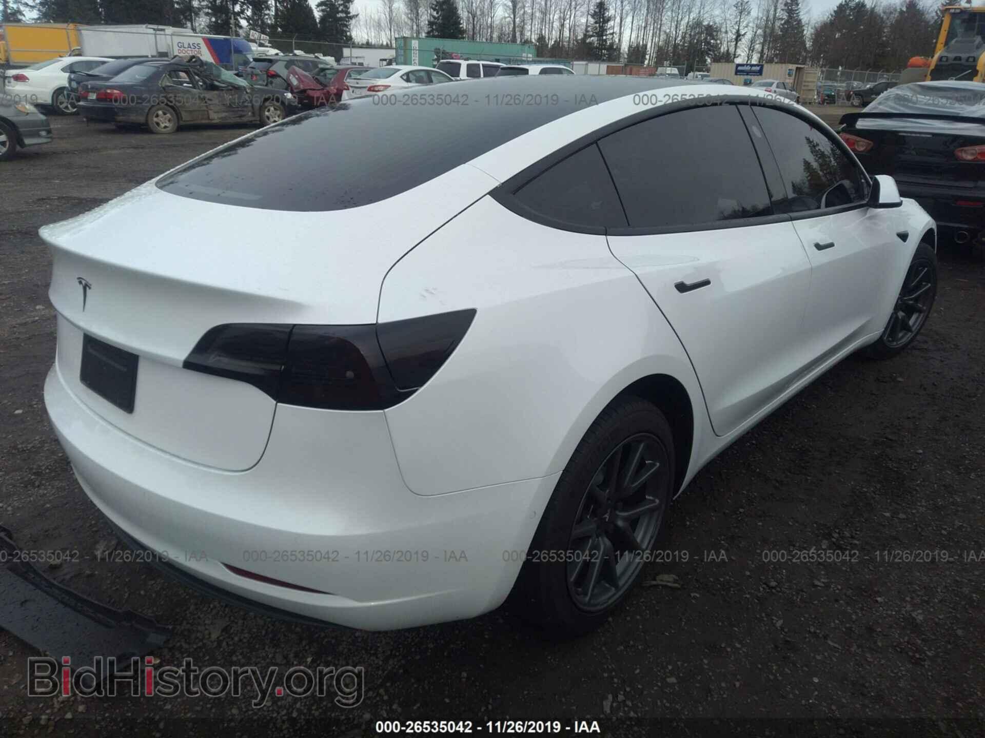 2019 TESLA MODEL 3 - VIN: 5YJ3E1EAXKF413148 - Фото 4