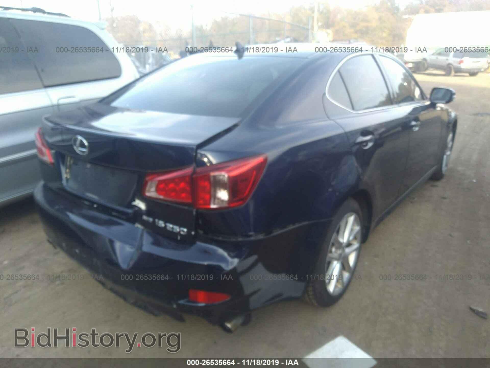 2011 LEXUS IS - VIN: JTHCF5C20B5047572 - Photo 4