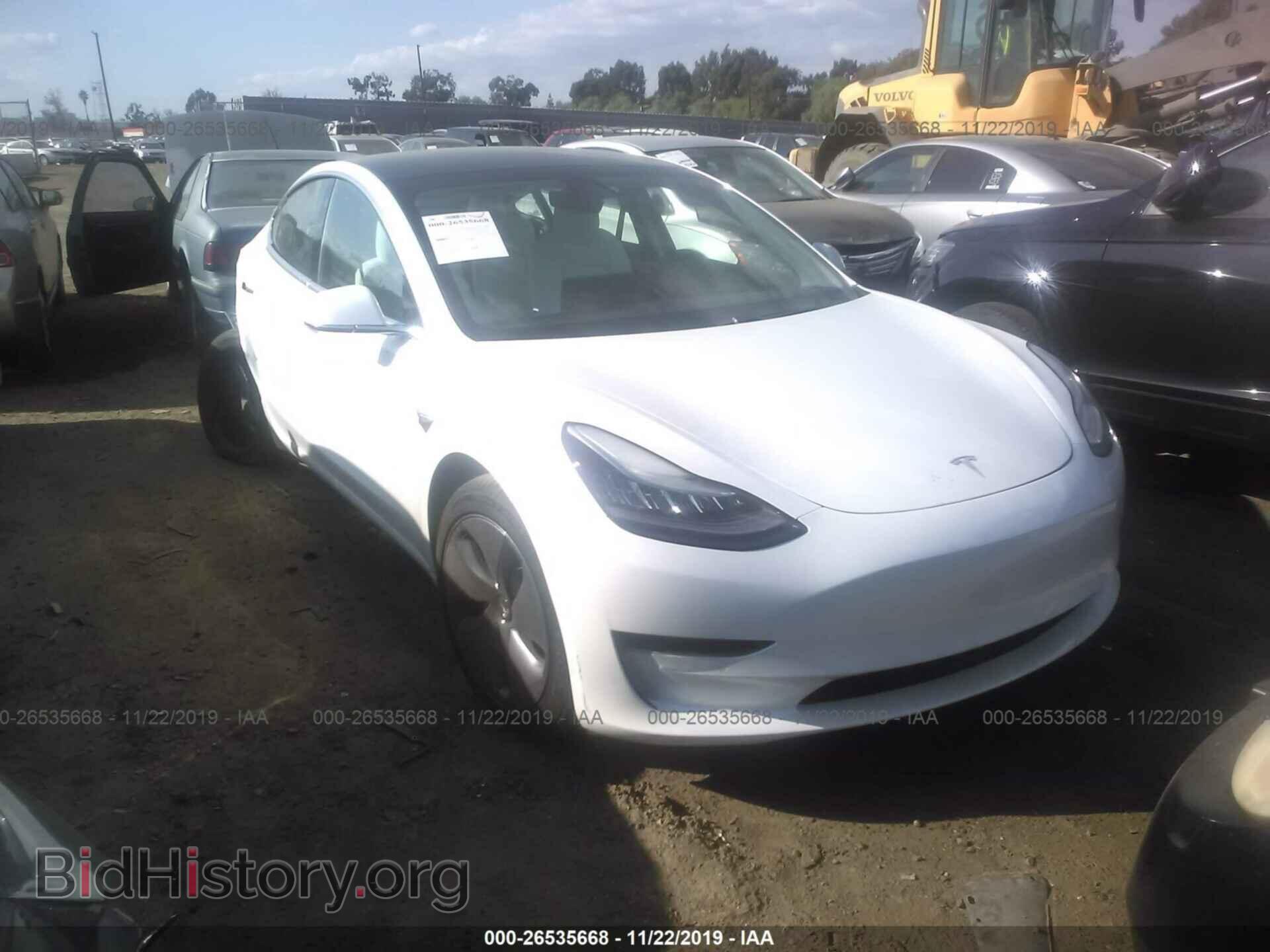 Photo 5YJ3E1EA7KF509304 - TESLA MODEL 3 2019