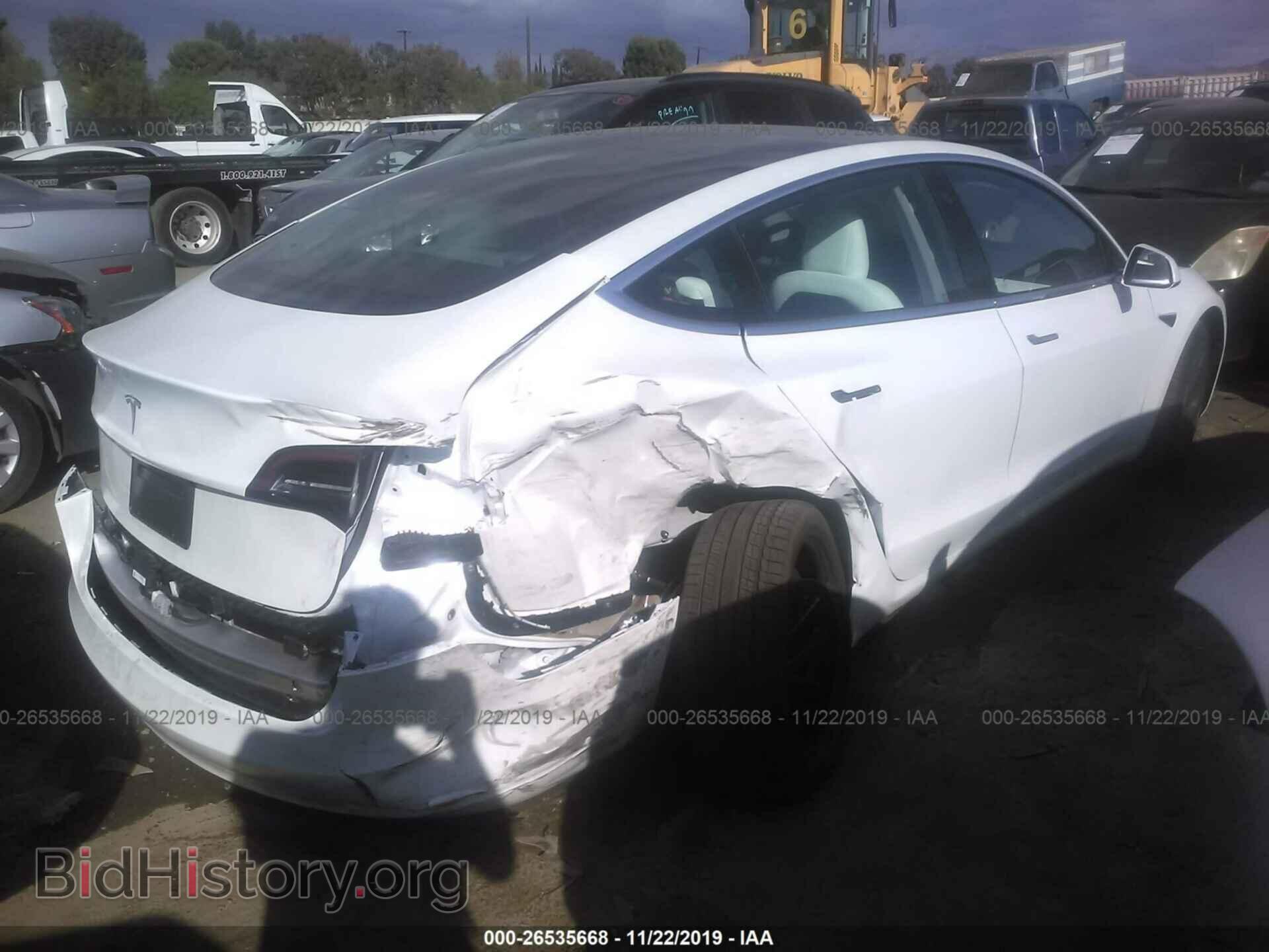 2019 TESLA MODEL 3 - VIN: 5YJ3E1EA7KF509304 - Фото 4