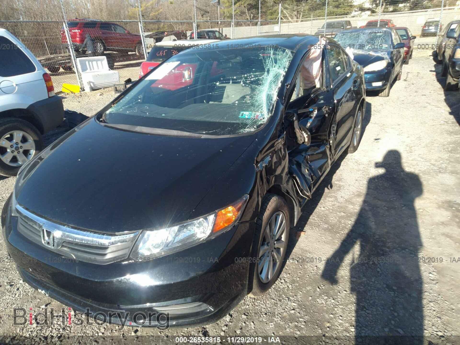 2012 HONDA CIVIC - VIN: 19XFB2F85CE338891 - Фото 2