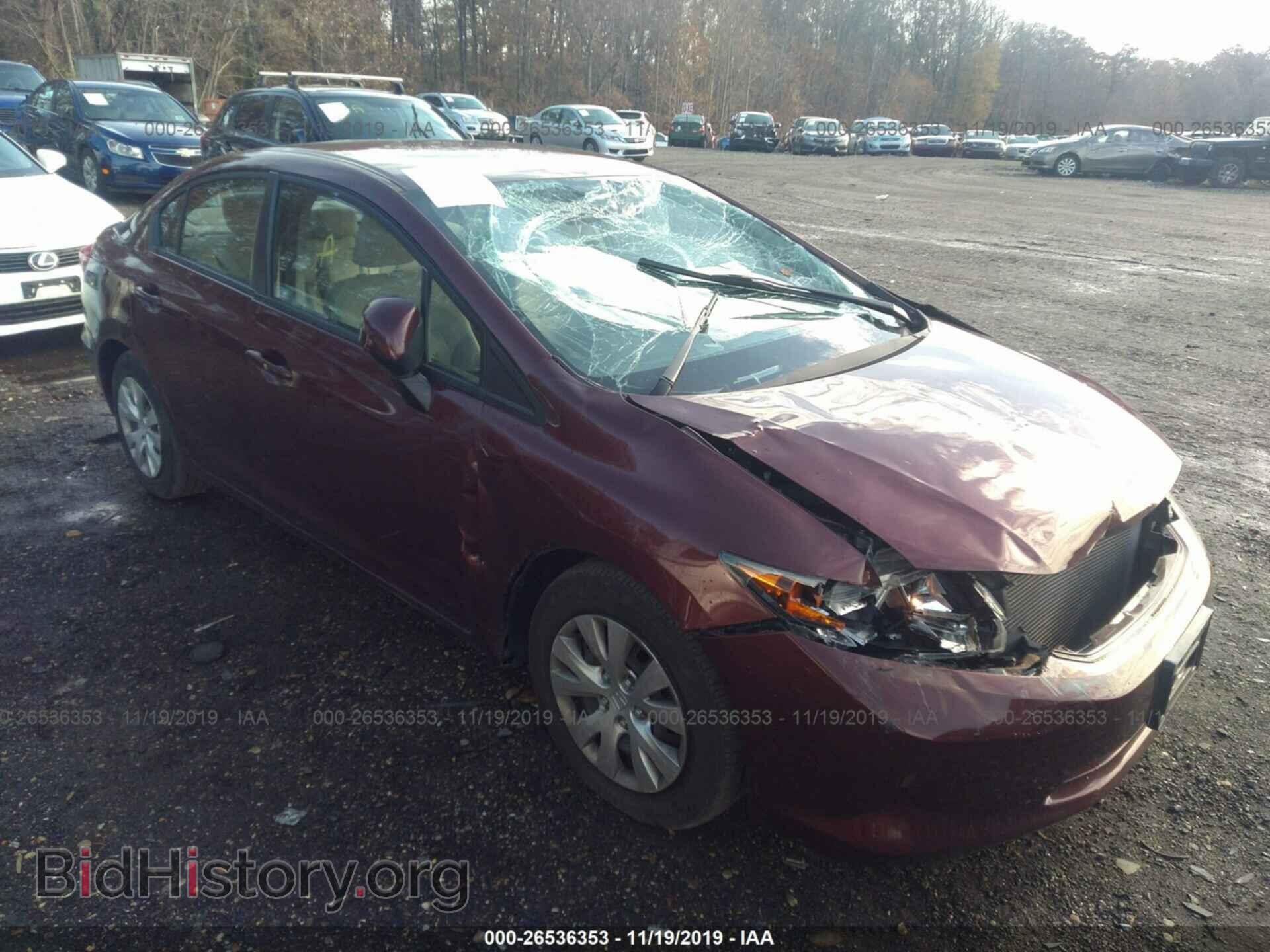 Фотография 2HGFB2F56CH575269 - HONDA CIVIC 2012