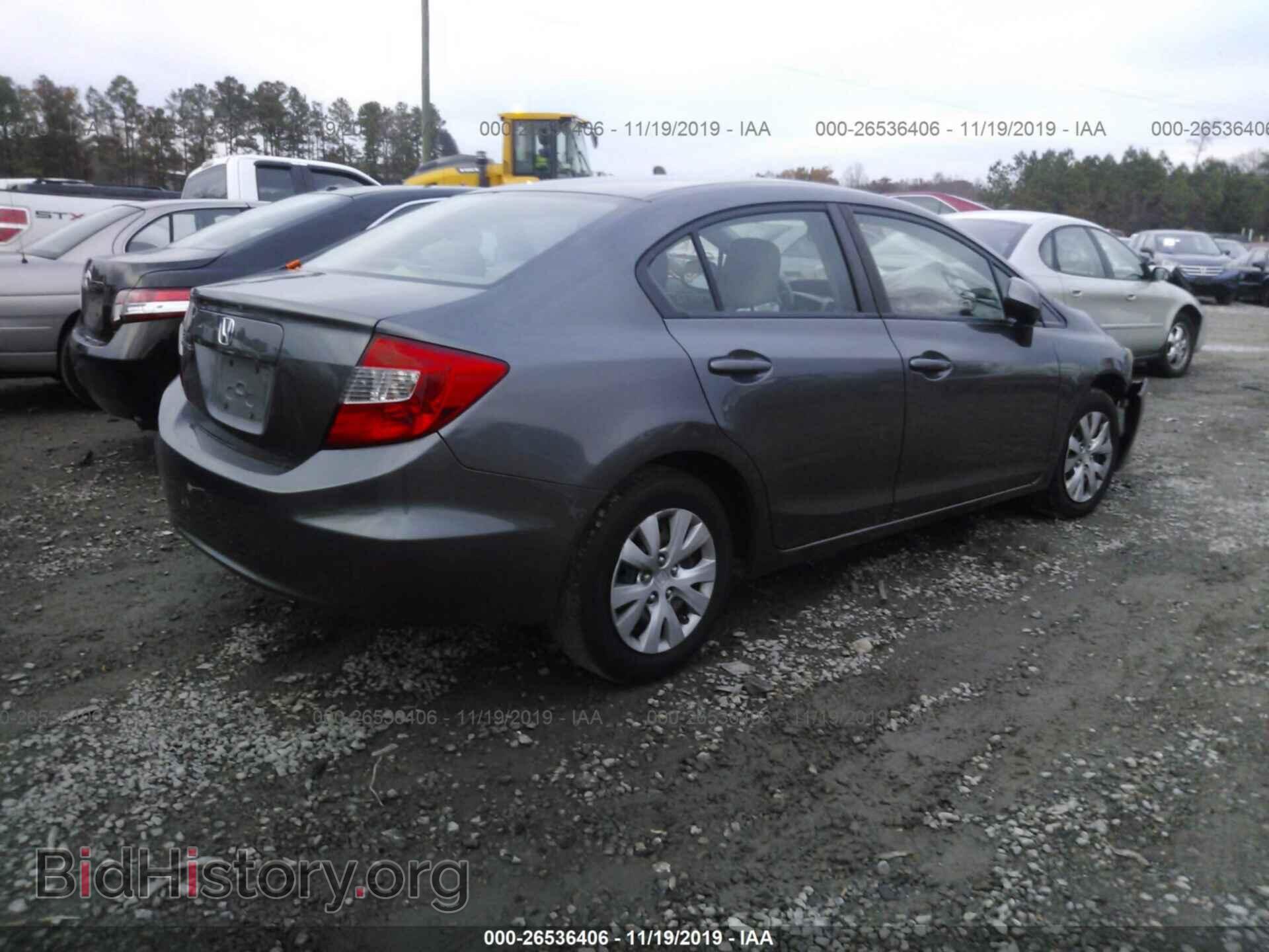 2012 HONDA CIVIC - VIN: 19XFB2F55CE314287 - Фото 4