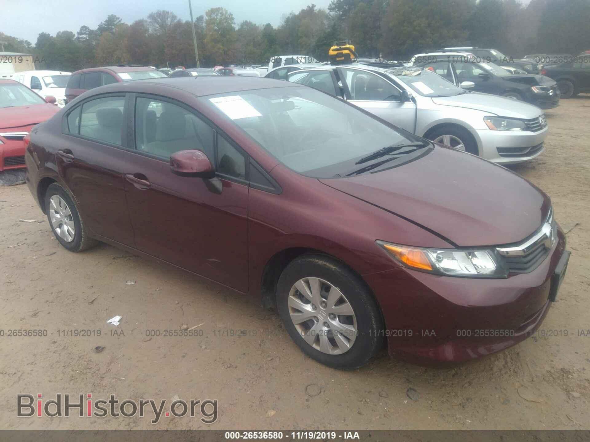 Фотография 19XFB2F51CE098079 - HONDA CIVIC 2012