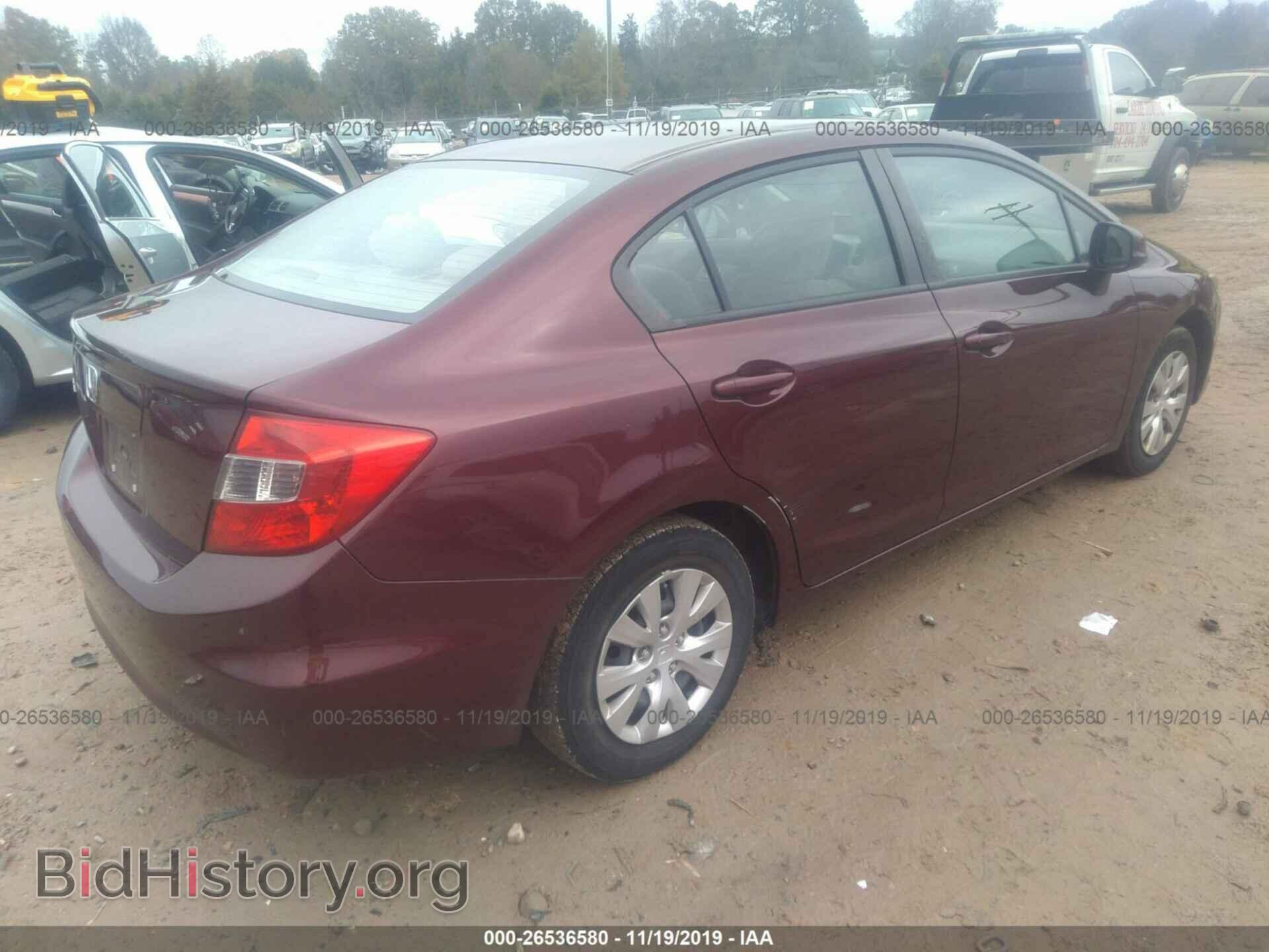 2012 HONDA CIVIC - VIN: 19XFB2F51CE098079 - Фото 4