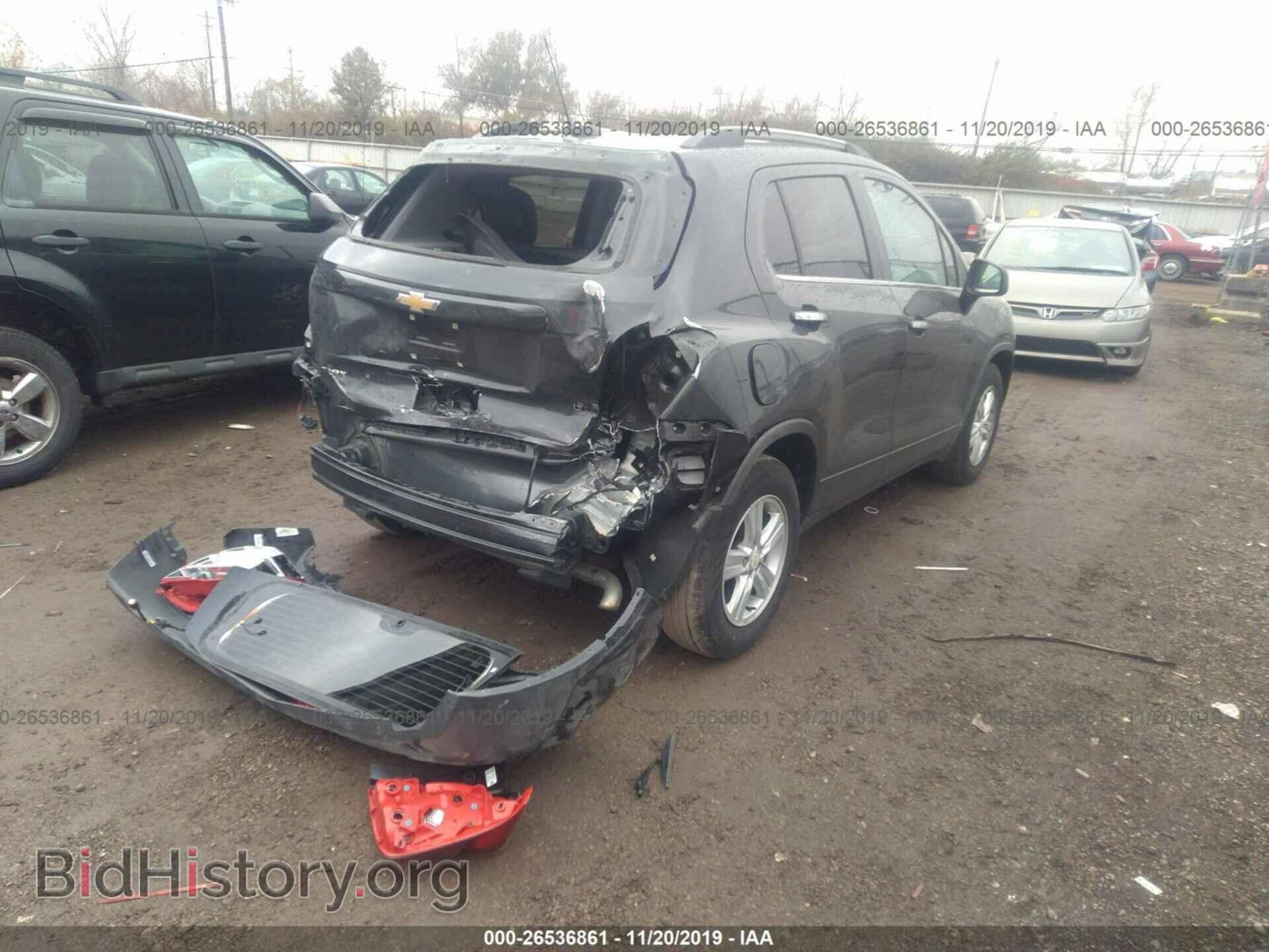 2017 CHEVROLET TRAX - VIN: 3GNCJLSBXHL281711 - Фото 4