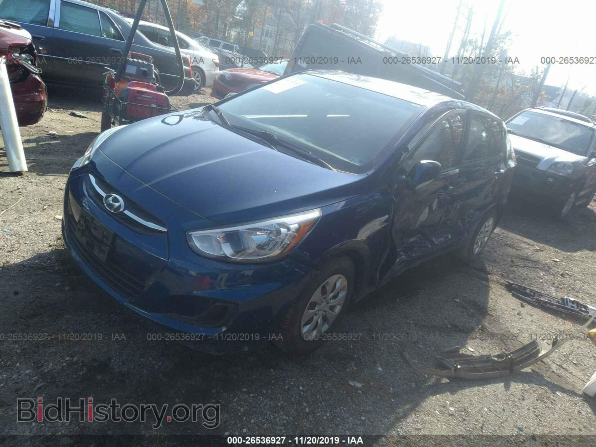 2016 HYUNDAI ACCENT - VIN: KMHCT5AE7GU257585 - Фото 2