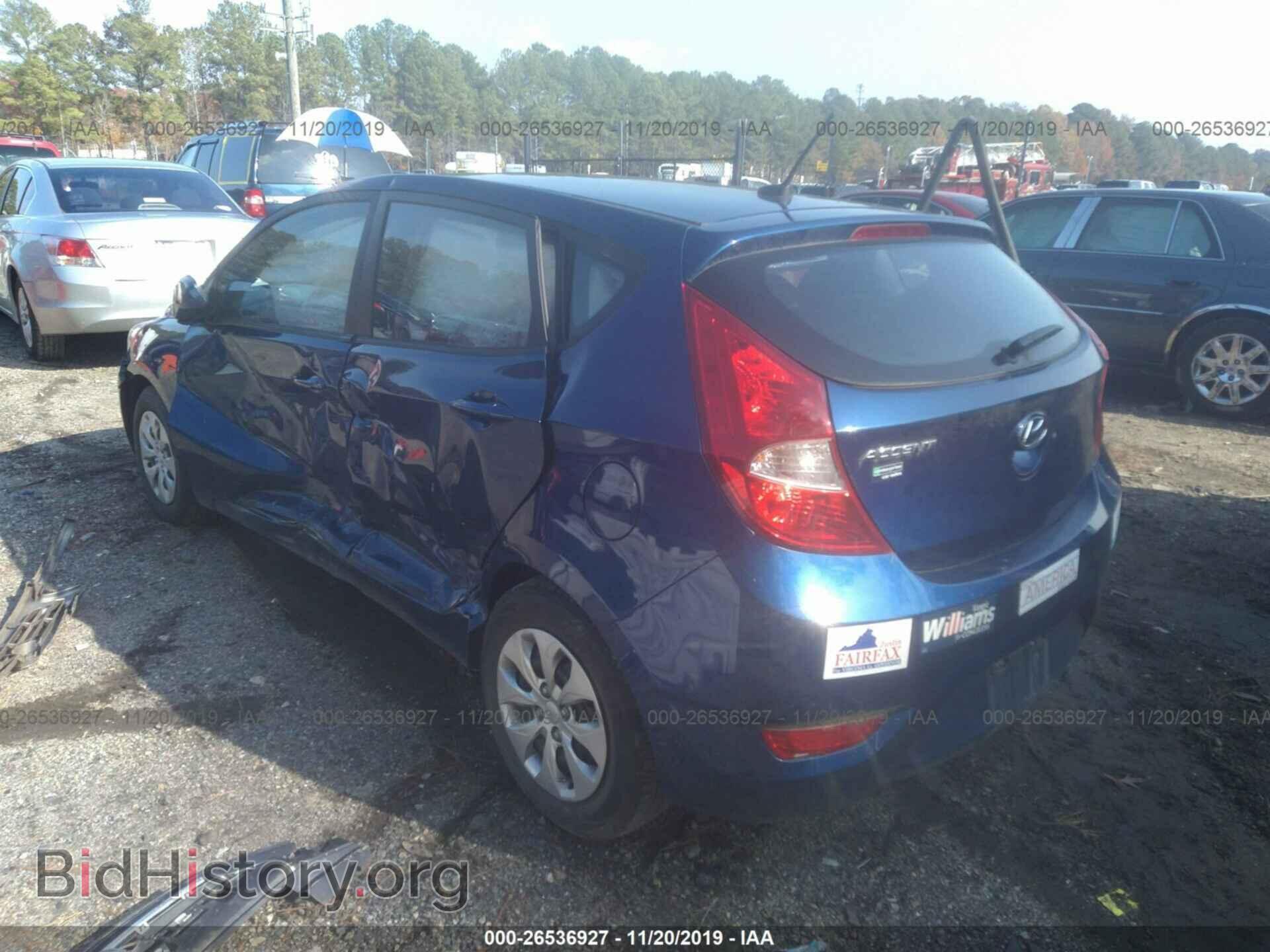 2016 HYUNDAI ACCENT - VIN: KMHCT5AE7GU257585 - Фото 3