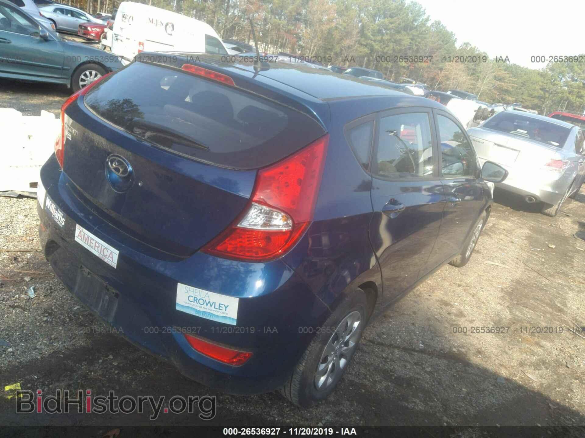 2016 HYUNDAI ACCENT - VIN: KMHCT5AE7GU257585 - Фото 4
