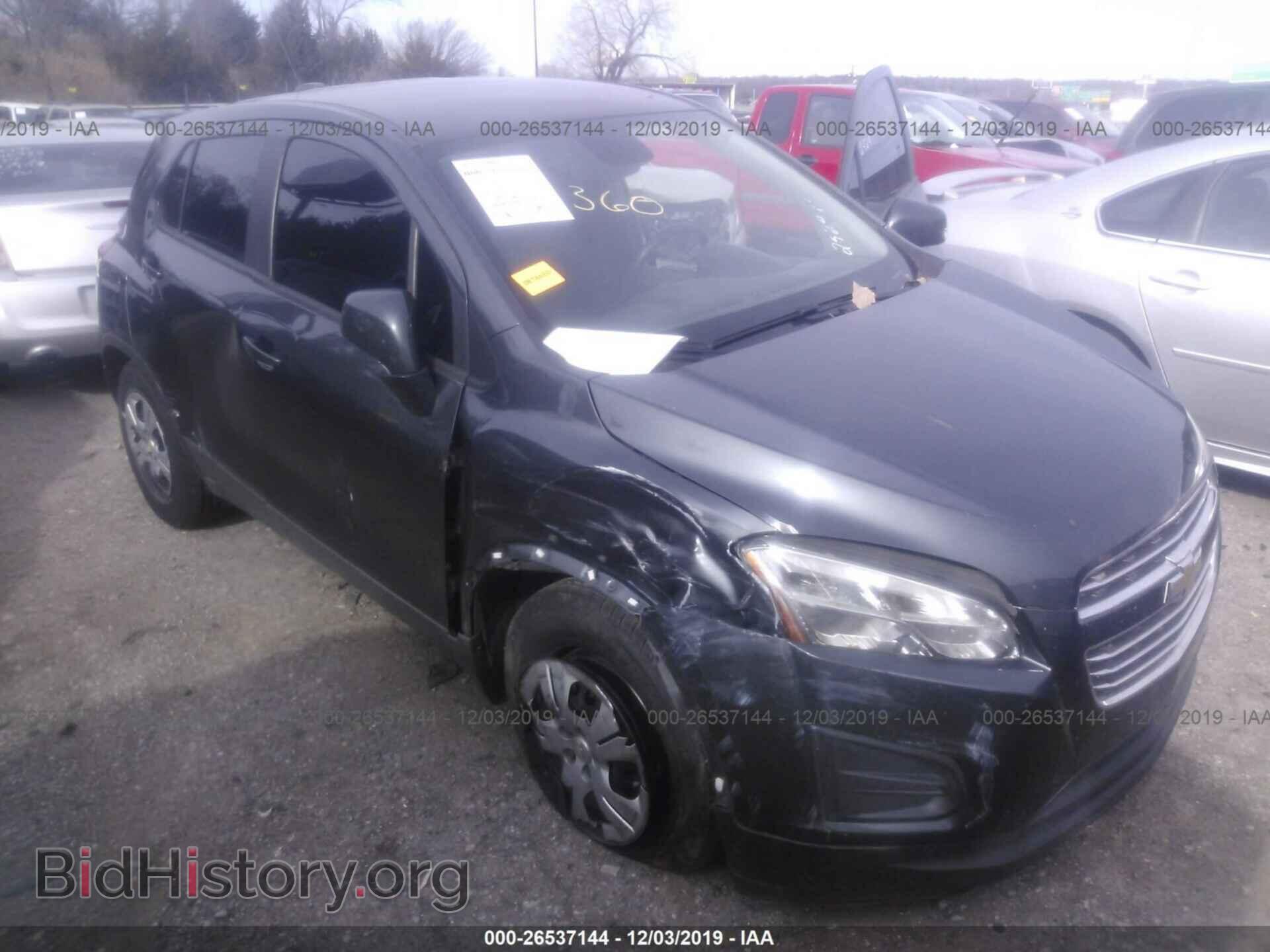Фотография 3GNCJKSB7GL242471 - CHEVROLET TRAX 2016