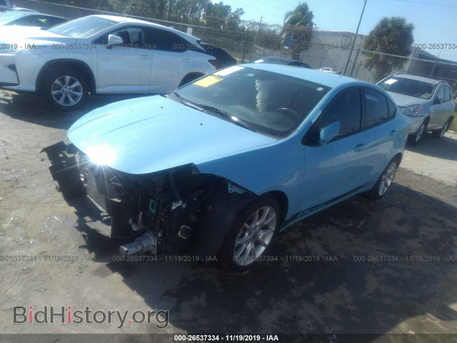 2013 DODGE DART - VIN: 1C3CDFBA1DD200981 - Фото 2