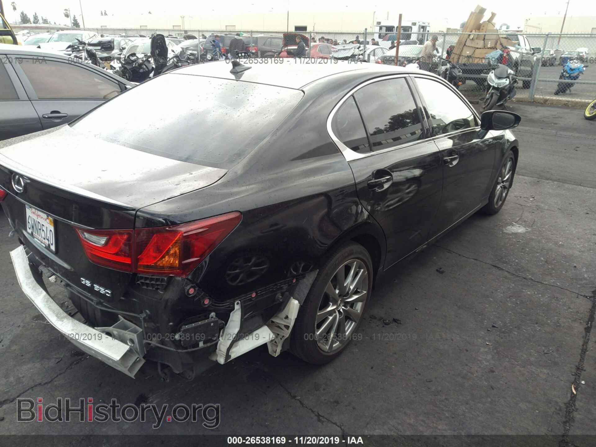2013 LEXUS GS - VIN: JTHBE1BL2D5026338 - Фото 4