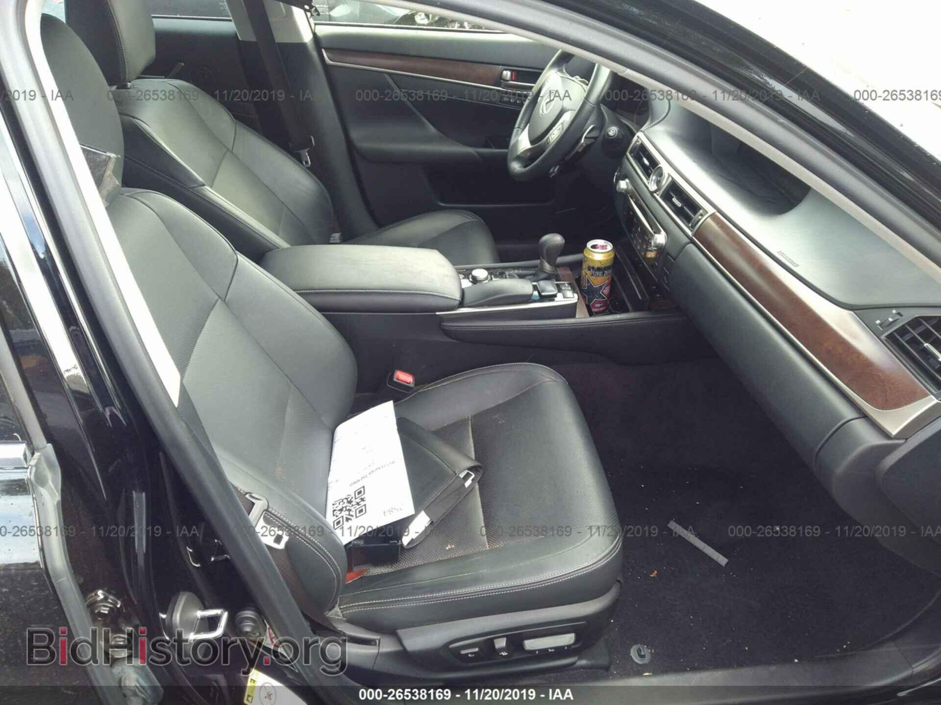 2013 LEXUS GS - VIN: JTHBE1BL2D5026338 - Фото 5