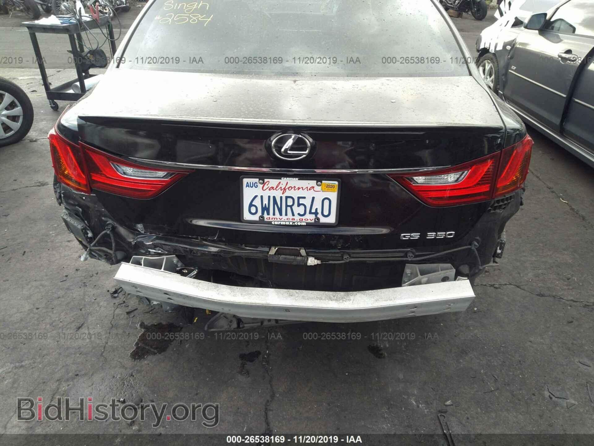 2013 LEXUS GS - VIN: JTHBE1BL2D5026338 - Фото 6