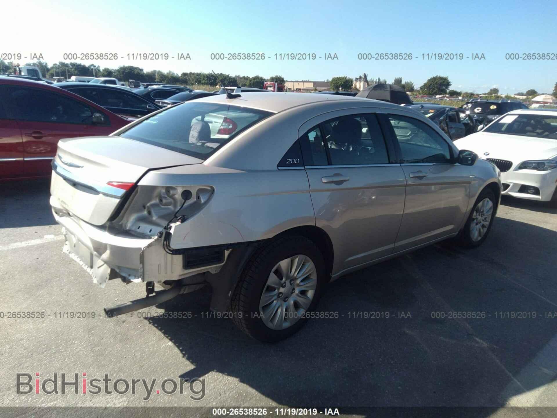 2013 CHRYSLER 200 - VIN: 1C3CCBAB4DN640385 - Фото 4