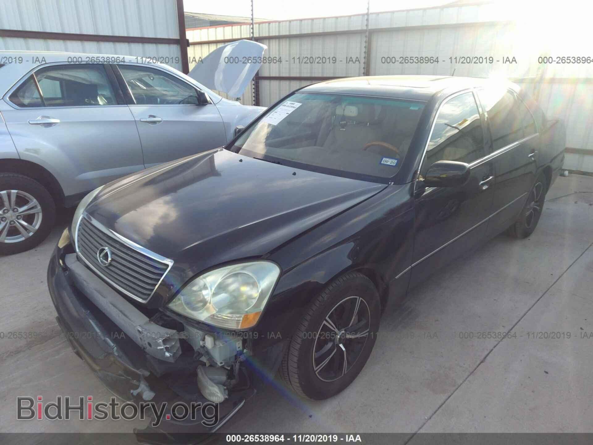 2001 LEXUS LS - VIN: JTHBN30FX10043406 - Фото 2