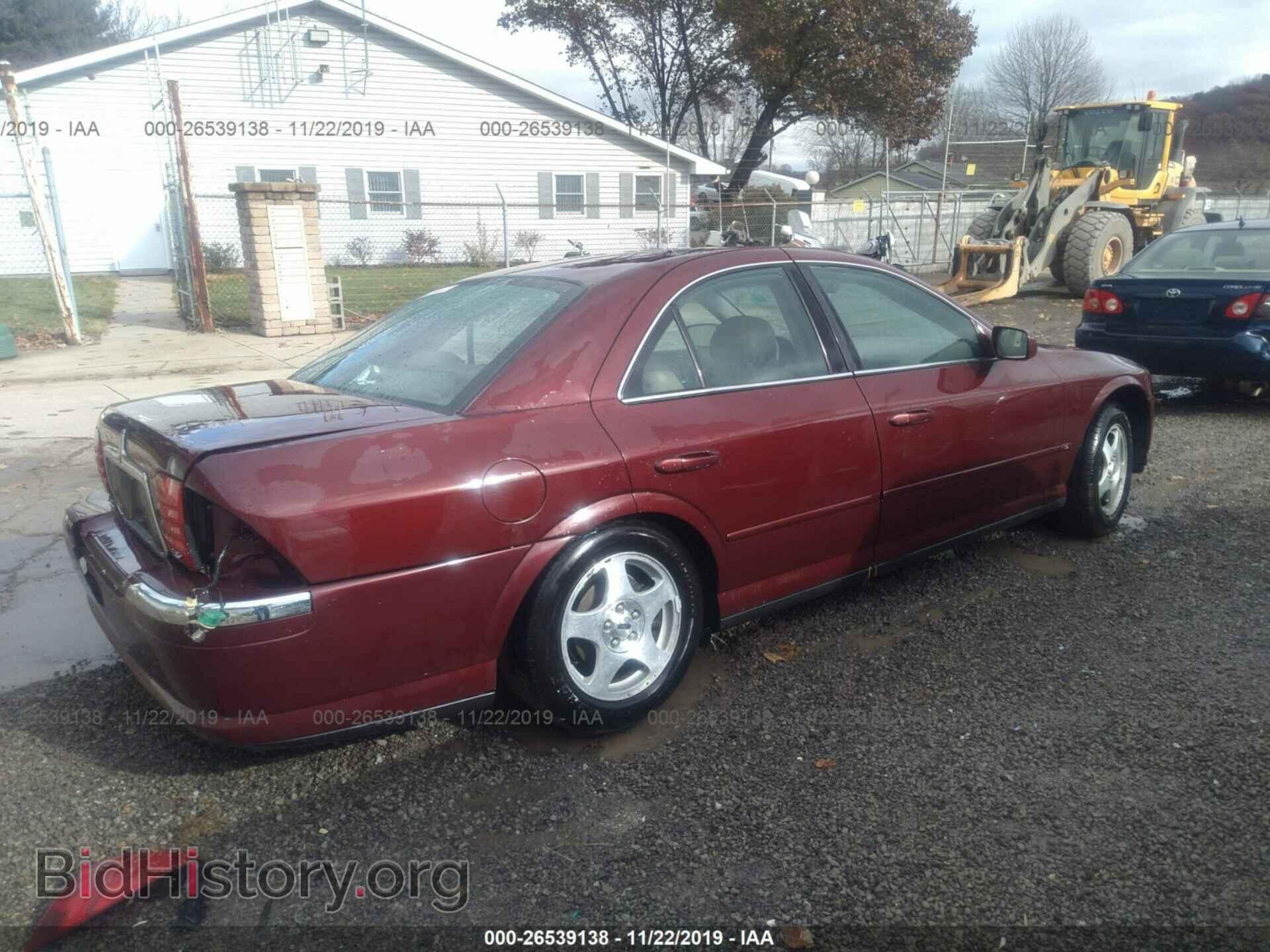 2000 LINCOLN LS - VIN: 1LNHM86S0YY911226 - Фото 4