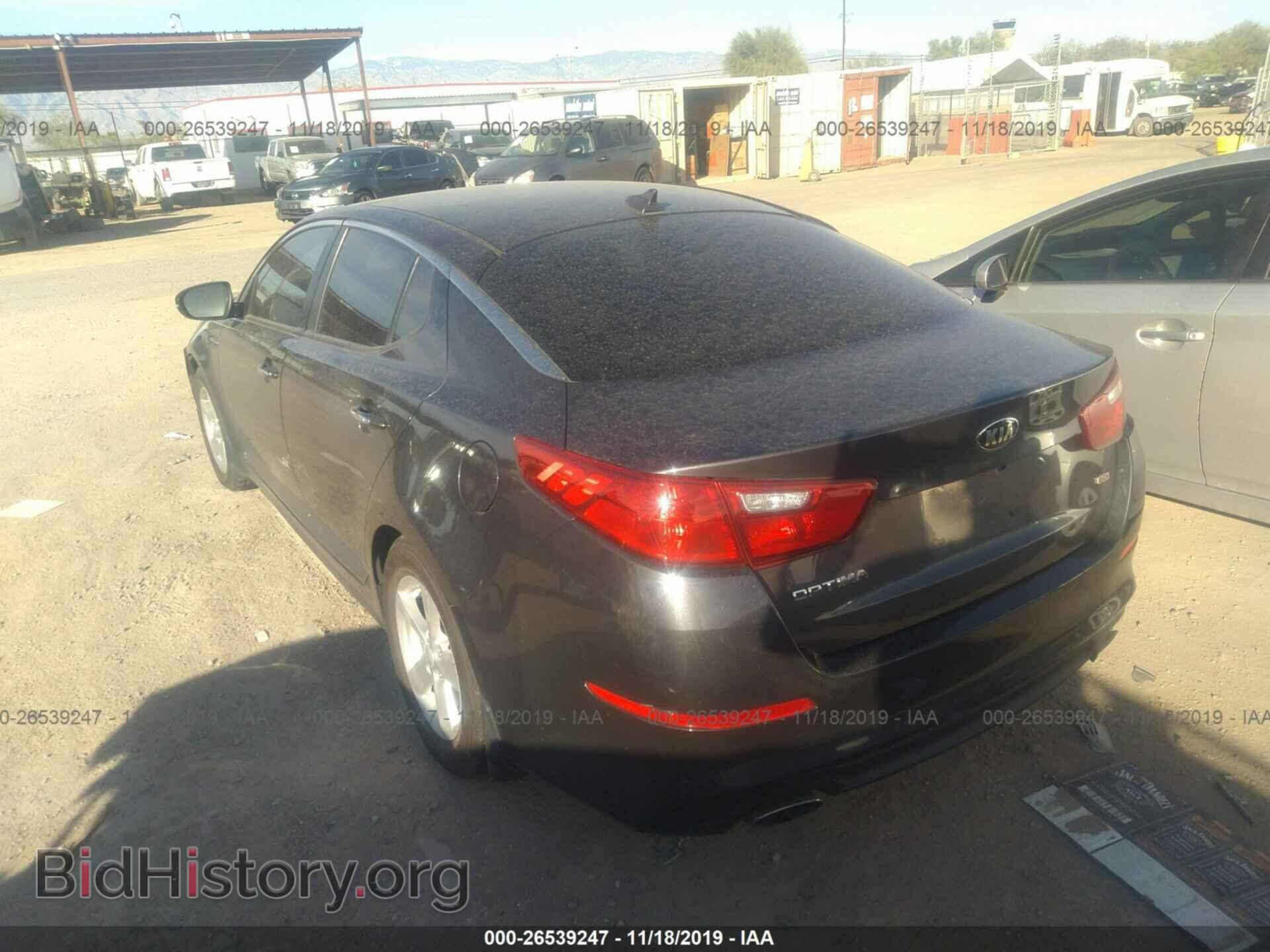 2015 KIA OPTIMA - VIN: KNAGM4A77F5634839 - Photo 3