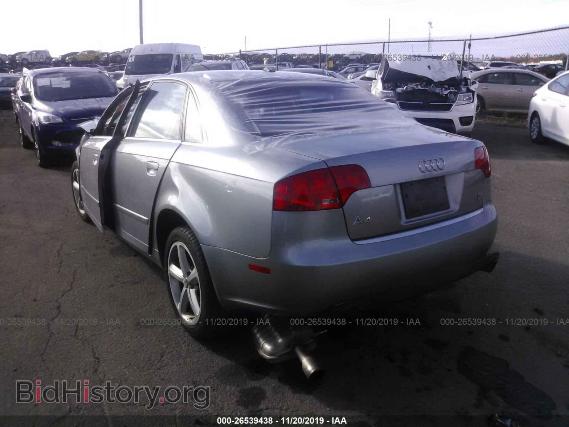 2007 AUDI A4 - VIN: WAUDH78E27A191179 - Фото 3