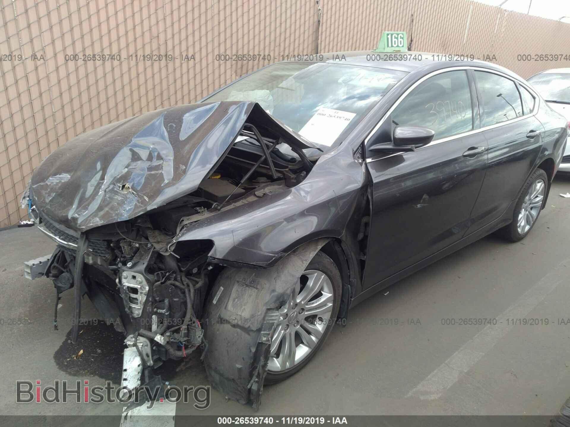 2015 CHRYSLER 200 - VIN: 1C3CCCABXFN605861 - Фото 2