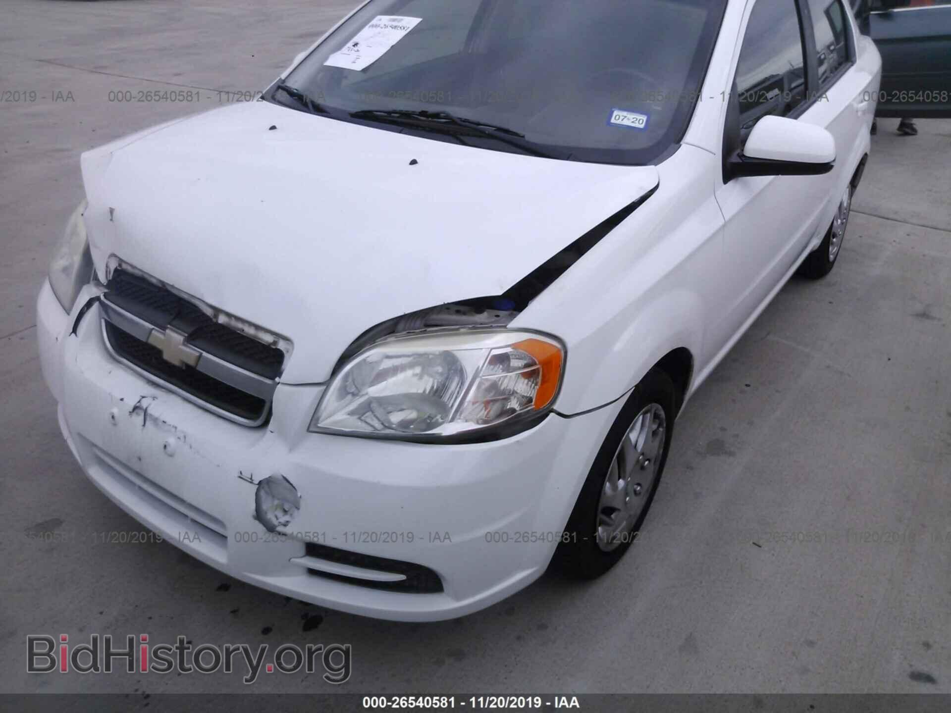 2011 CHEVROLET AVEO - VIN: KL1TD5DE5BB125109 - Фото 2