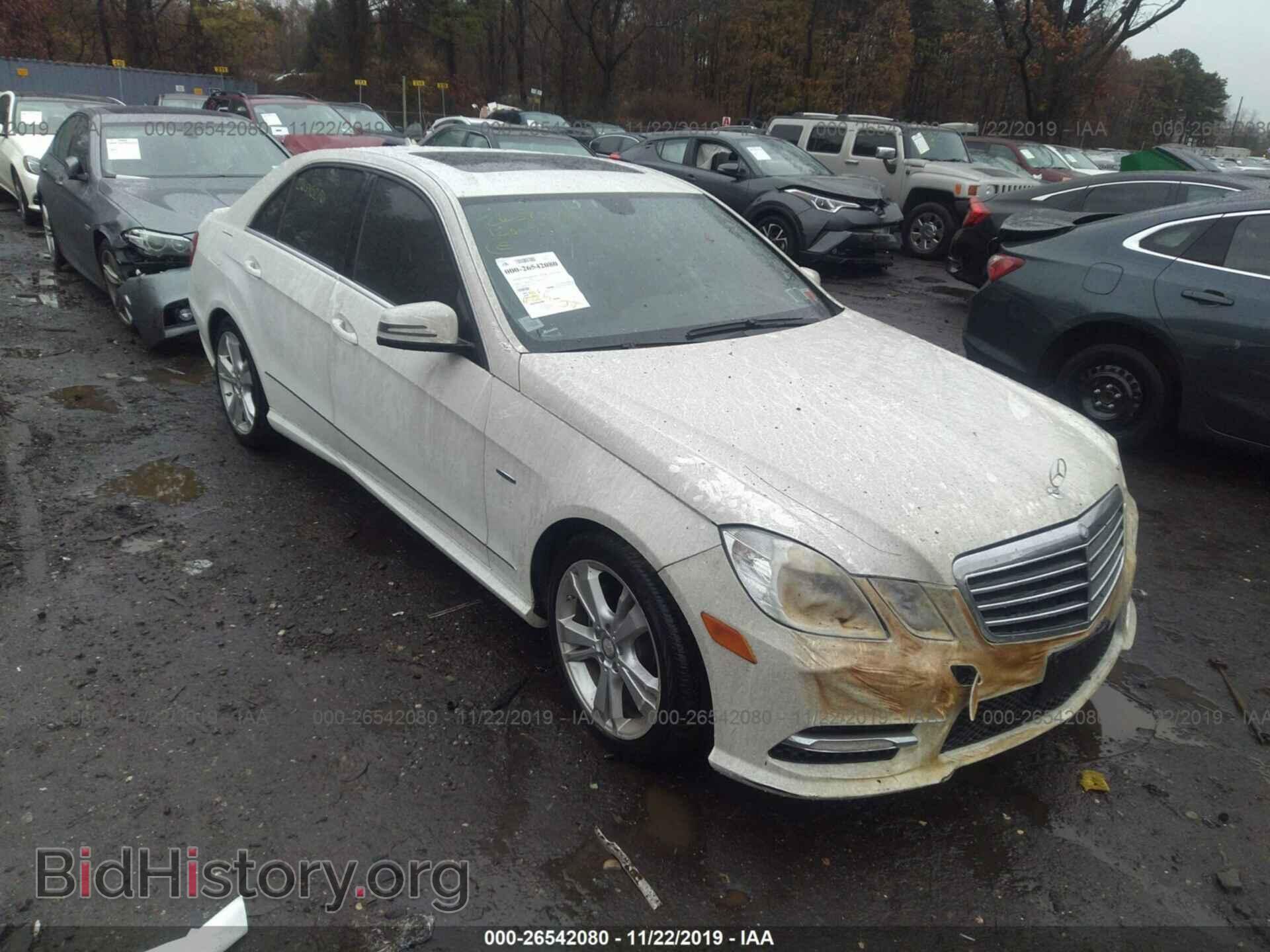 Photo WDDHF8JB2CA610549 - MERCEDES-BENZ E 2012