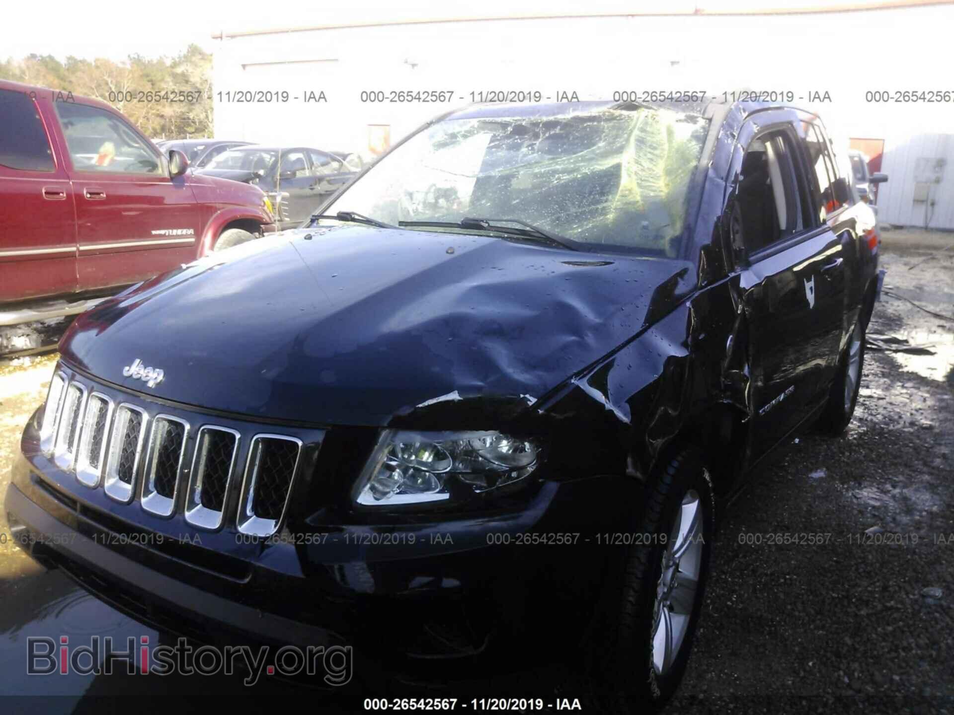 2012 JEEP COMPASS - VIN: 1C4NJDEB3CD603316 - Фото 2