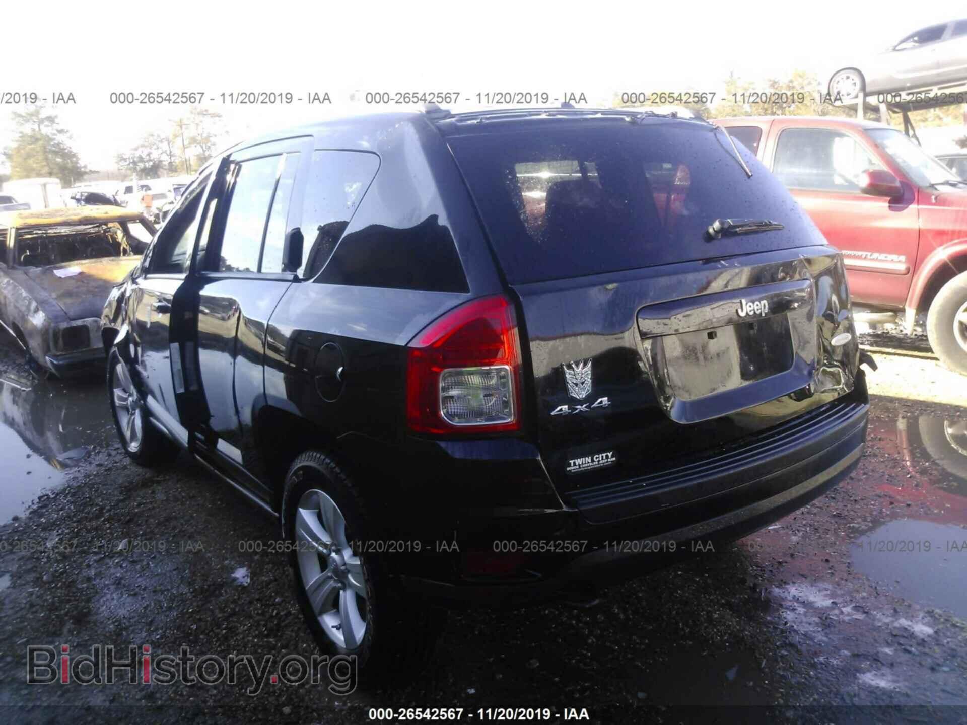 2012 JEEP COMPASS - VIN: 1C4NJDEB3CD603316 - Фото 3