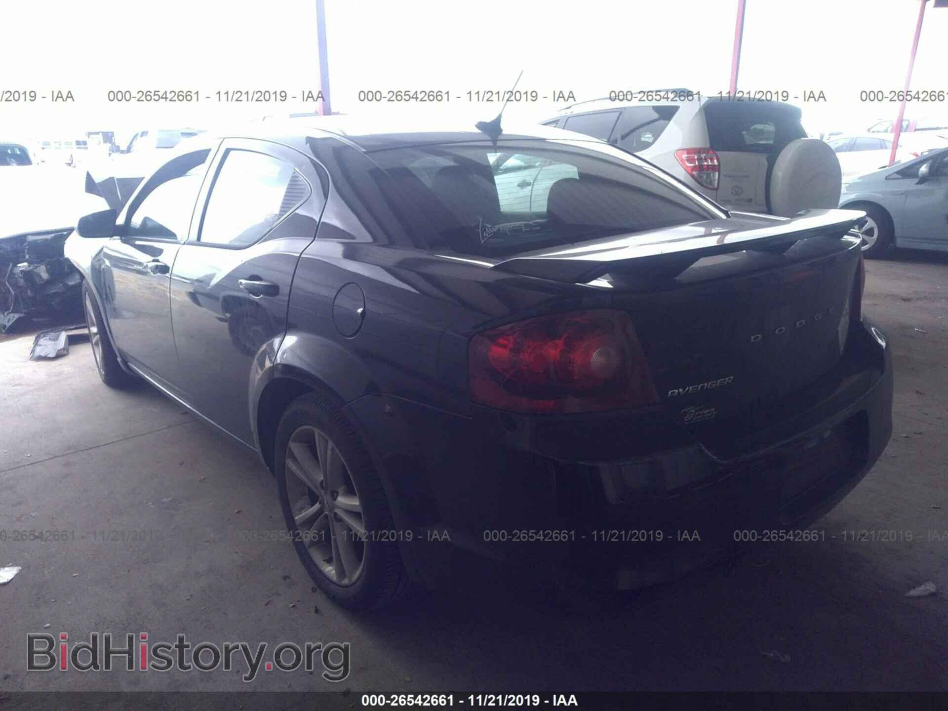 2012 DODGE AVENGER - VIN: 1C3CDZAGXCN254604 - Photo 3