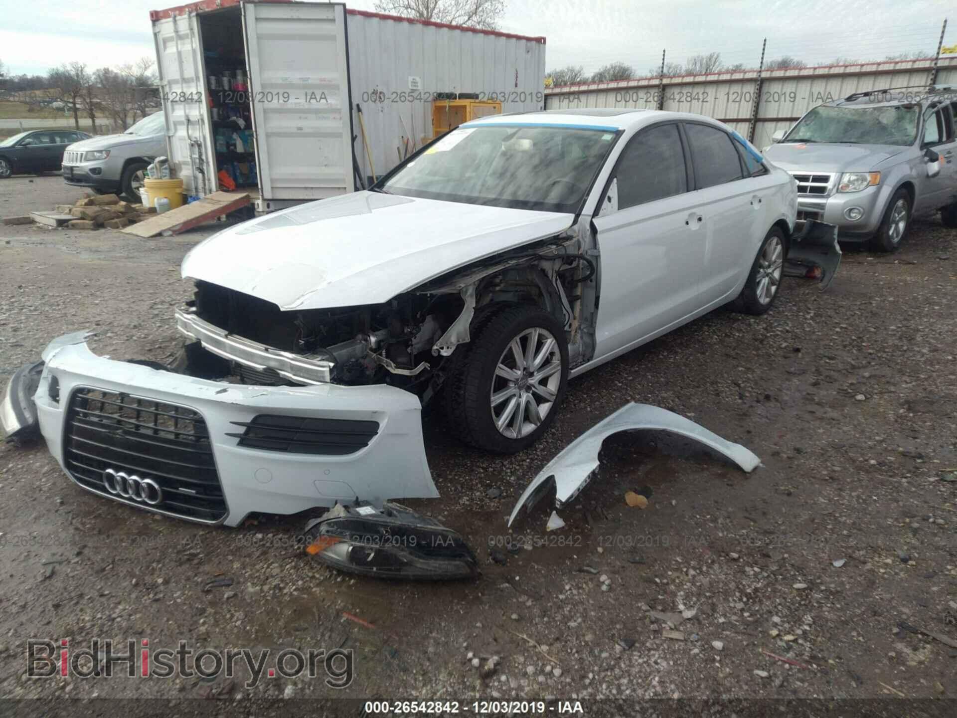 2013 AUDI A6 - VIN: WAUGFAFC5DN122346 - Photo 2