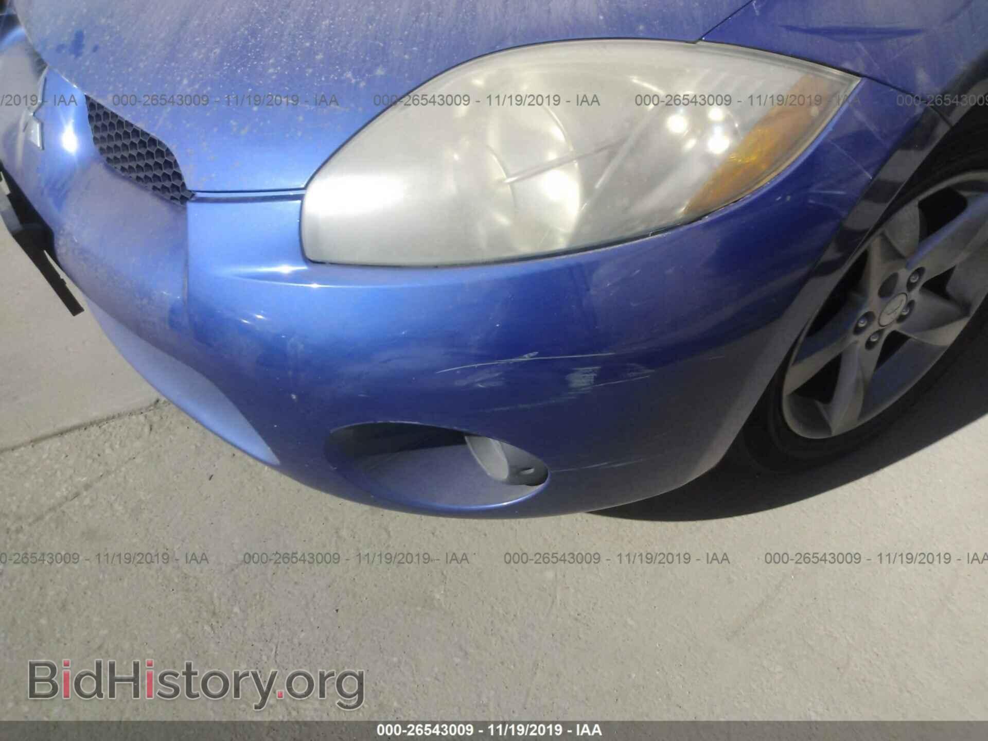 2006 MITSUBISHI ECLIPSE - VIN: 4A3AK24F36E033124 - Фото 6