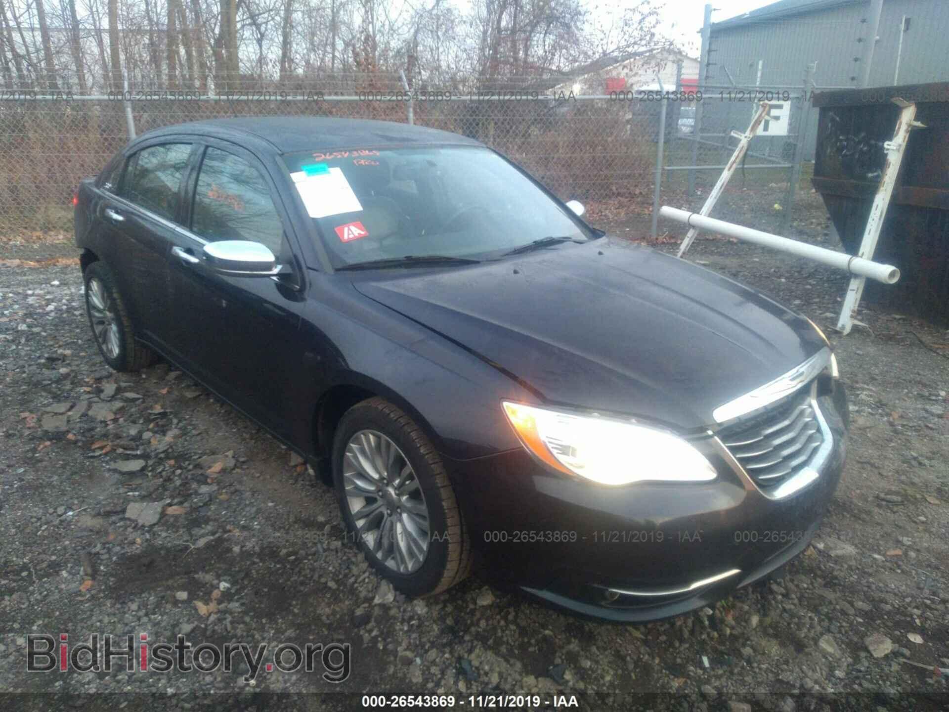 Фотография 1C3CCBCB8CN307909 - Chrysler 200 2012
