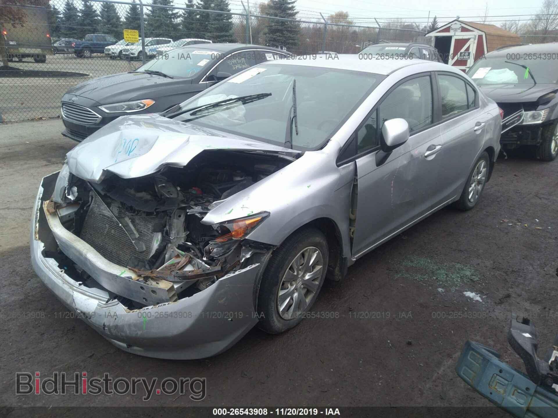 2012 HONDA CIVIC - VIN: 19XFB2F5XCE089378 - Фото 2