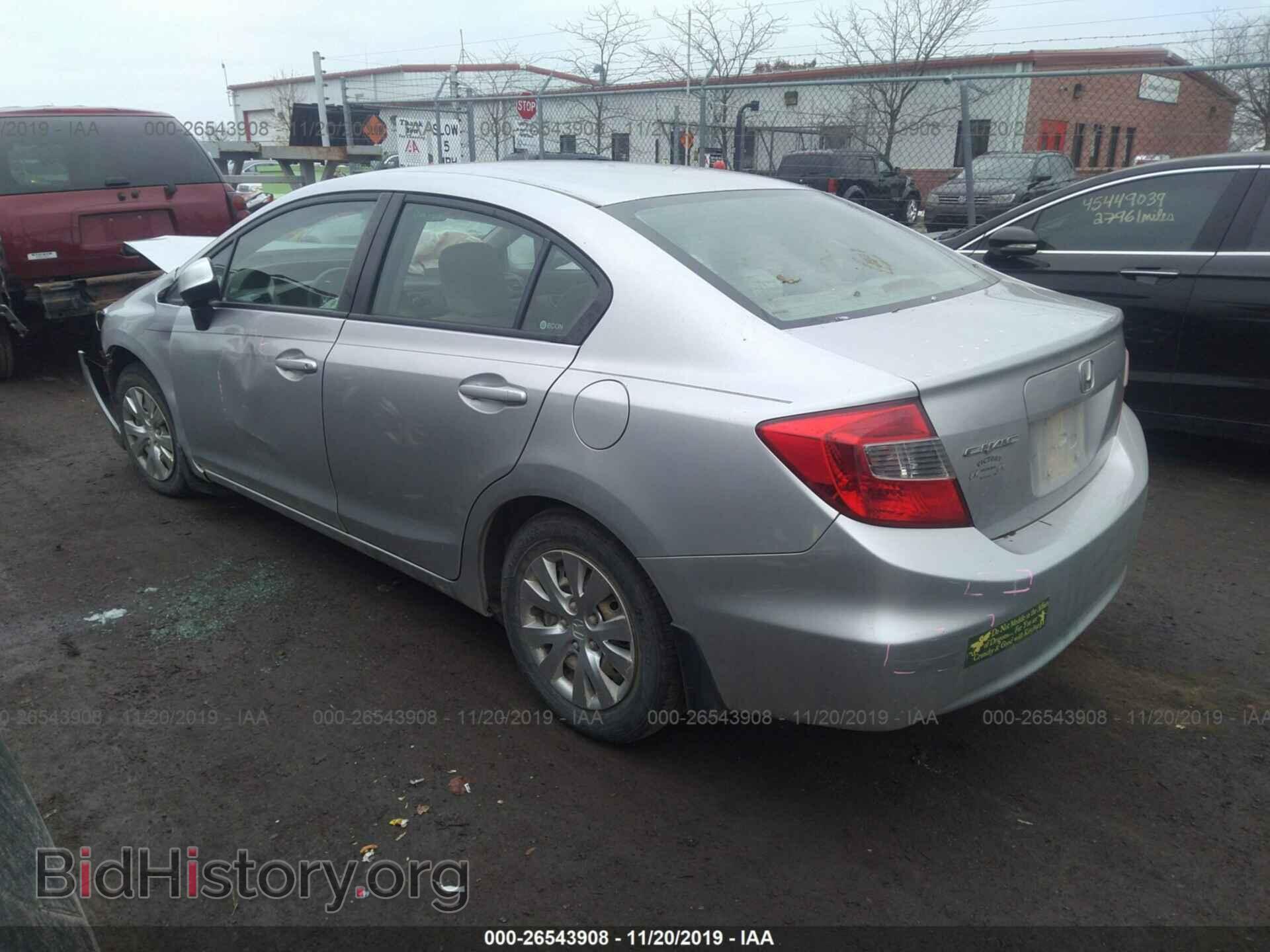 2012 HONDA CIVIC - VIN: 19XFB2F5XCE089378 - Фото 3