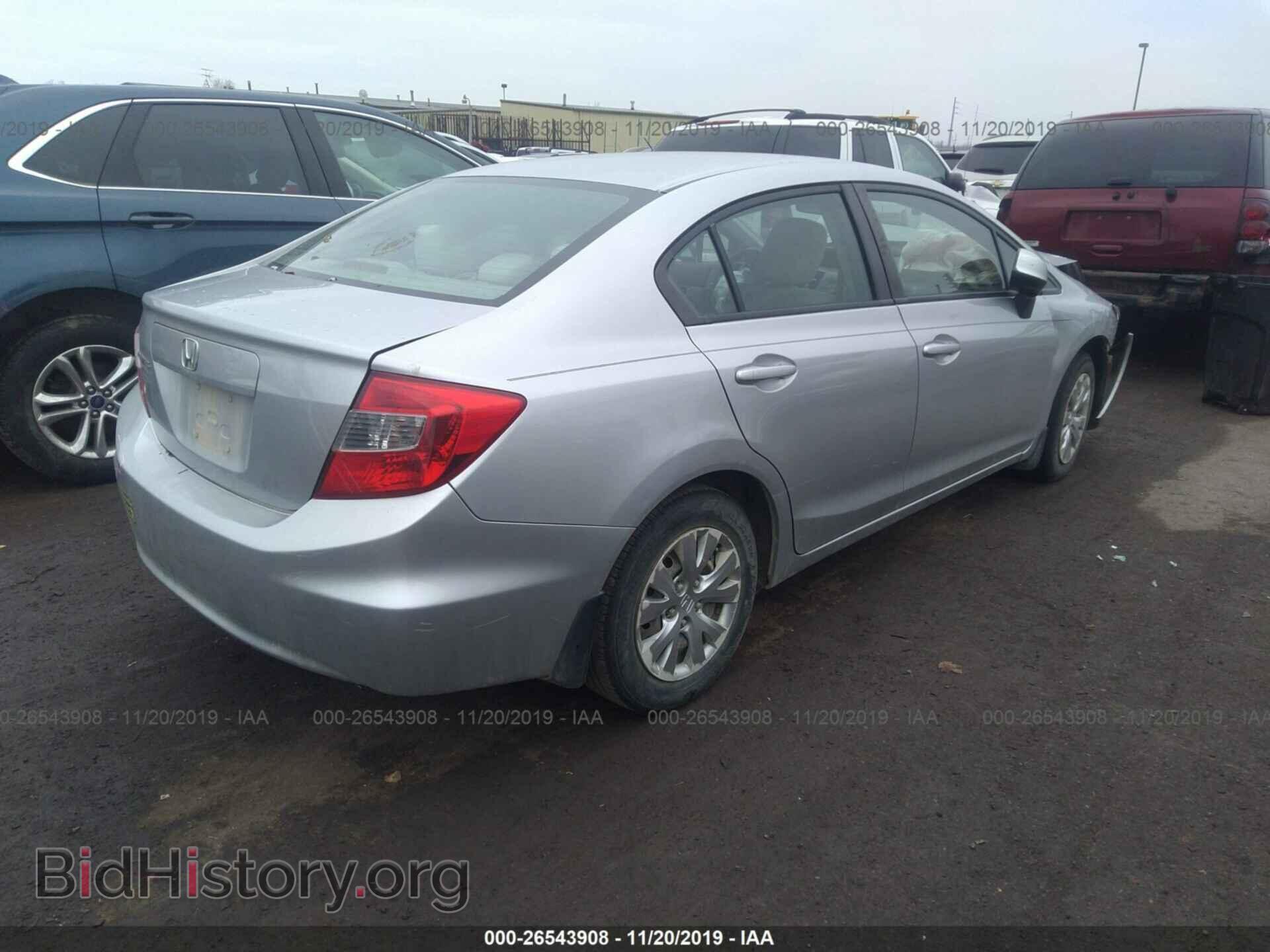 2012 HONDA CIVIC - VIN: 19XFB2F5XCE089378 - Фото 4