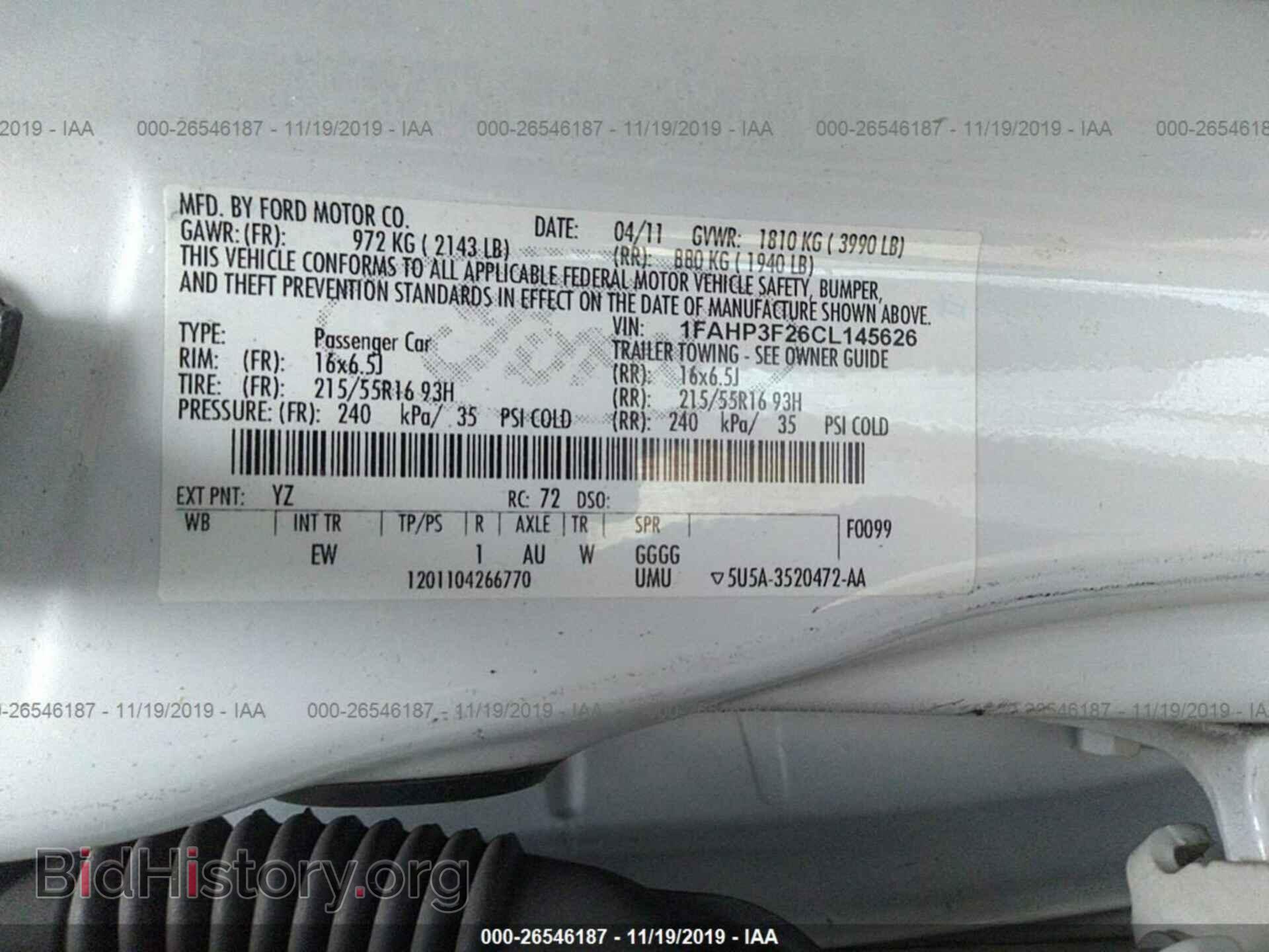 2012 Ford Focus - VIN: 1FAHP3F26CL145626 - Photo 9