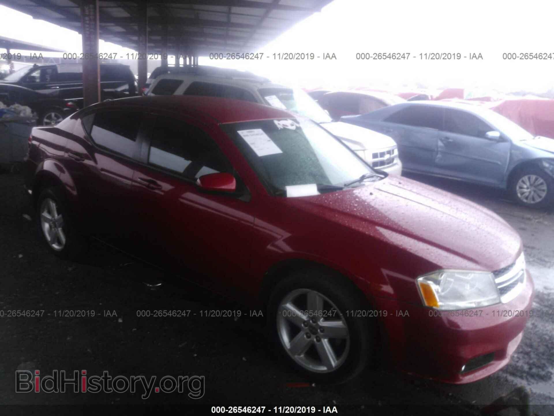 Фотография 1C3CDZCB0DN679753 - DODGE AVENGER 2013