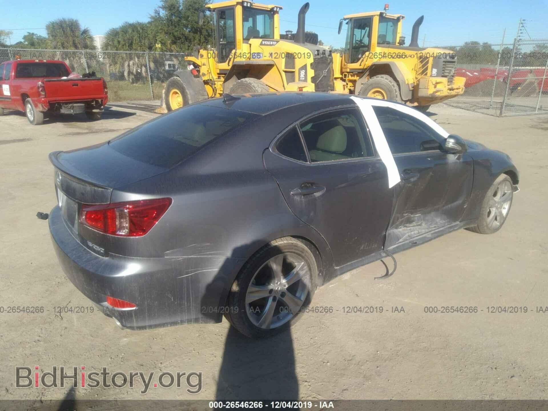 2012 LEXUS IS - VIN: JTHBF5C26C5171486 - Фото 4