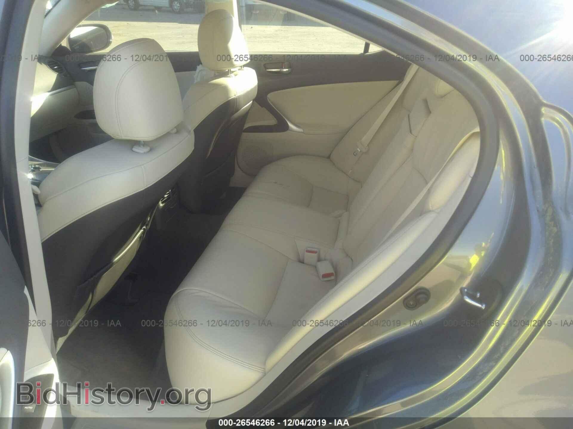 2012 LEXUS IS - VIN: JTHBF5C26C5171486 - Фото 8