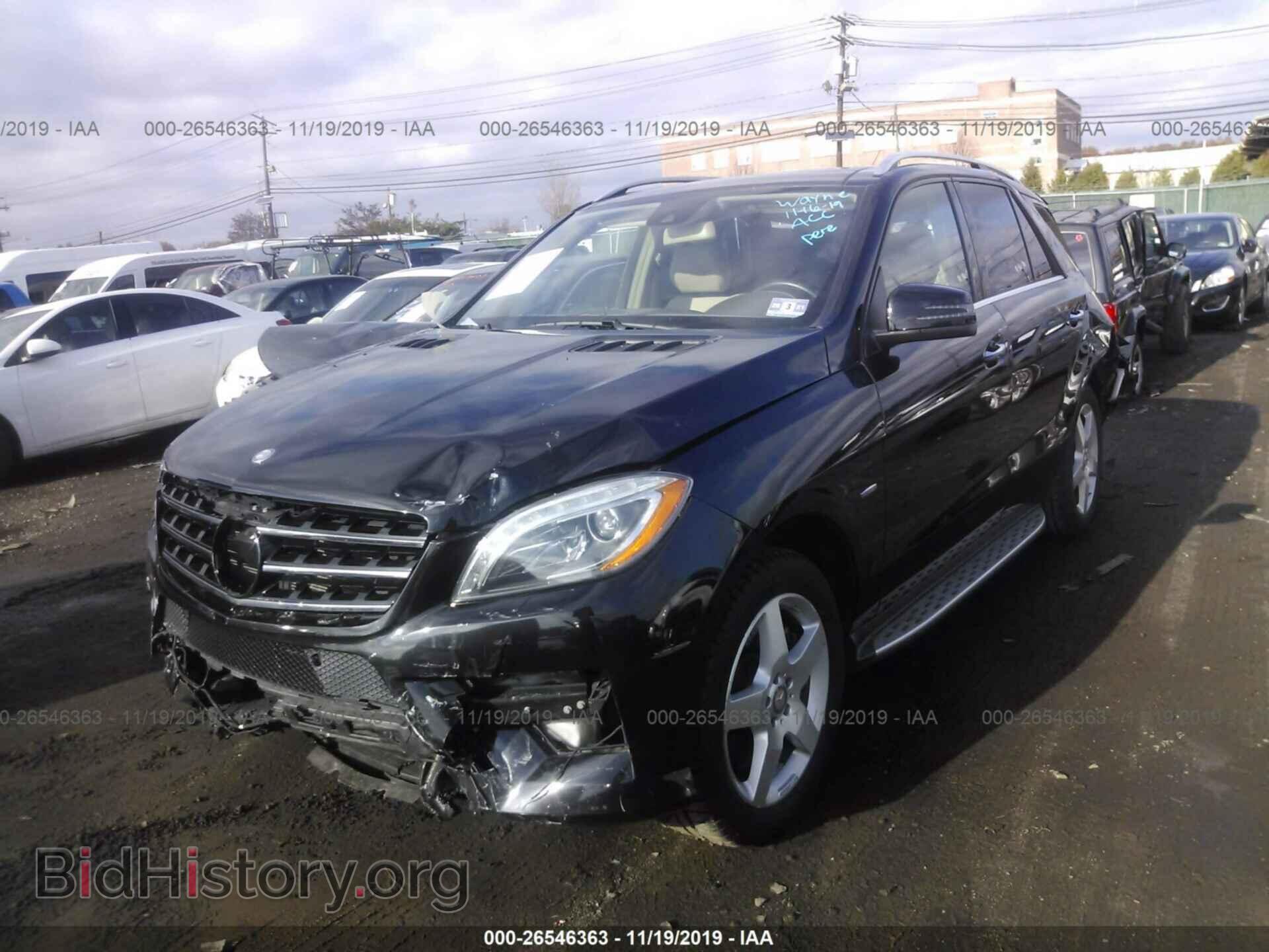 2012 MERCEDES-BENZ ML - VIN: 4JGDA7DB9CA049677 - Фото 2
