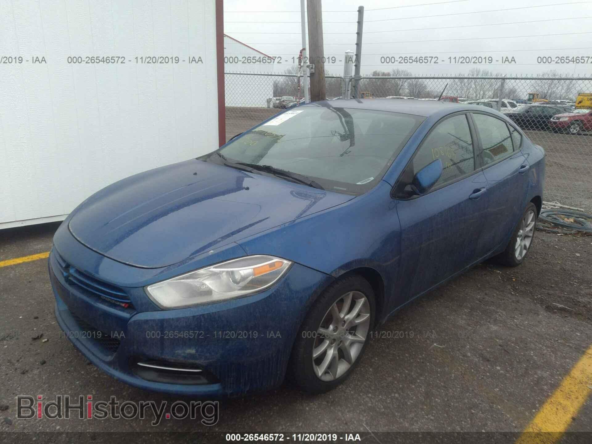 2013 DODGE DART - VIN: 1C3CDFBH1DD105351 - Фото 2