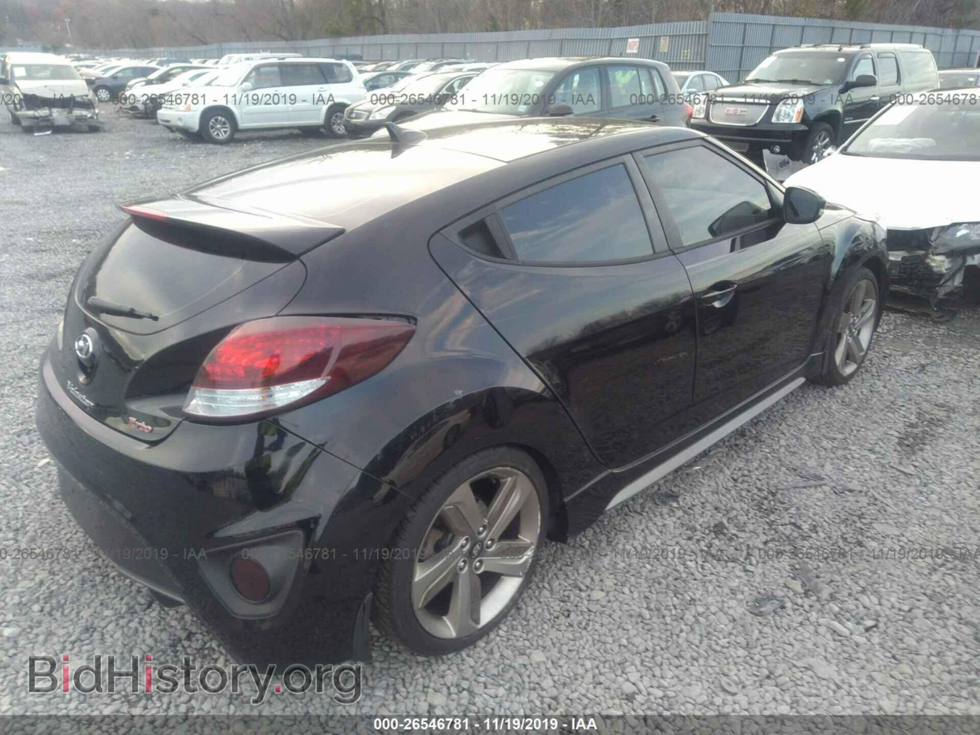 2013 HYUNDAI VELOSTER - VIN: KMHTC6AEXDU148474 - Фото 4