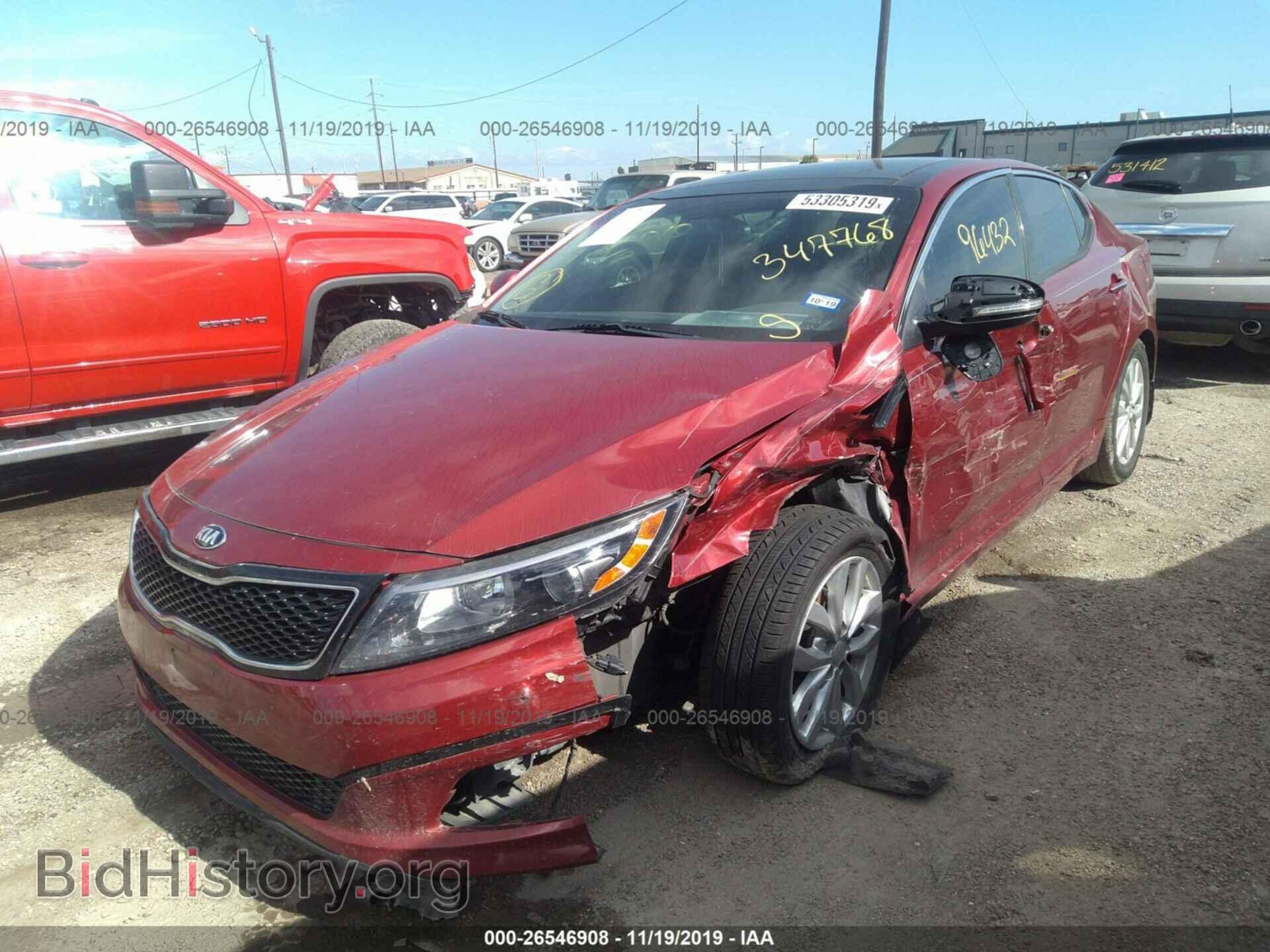 2014 KIA OPTIMA - VIN: 5XXGN4A77EG347768 - Photo 2