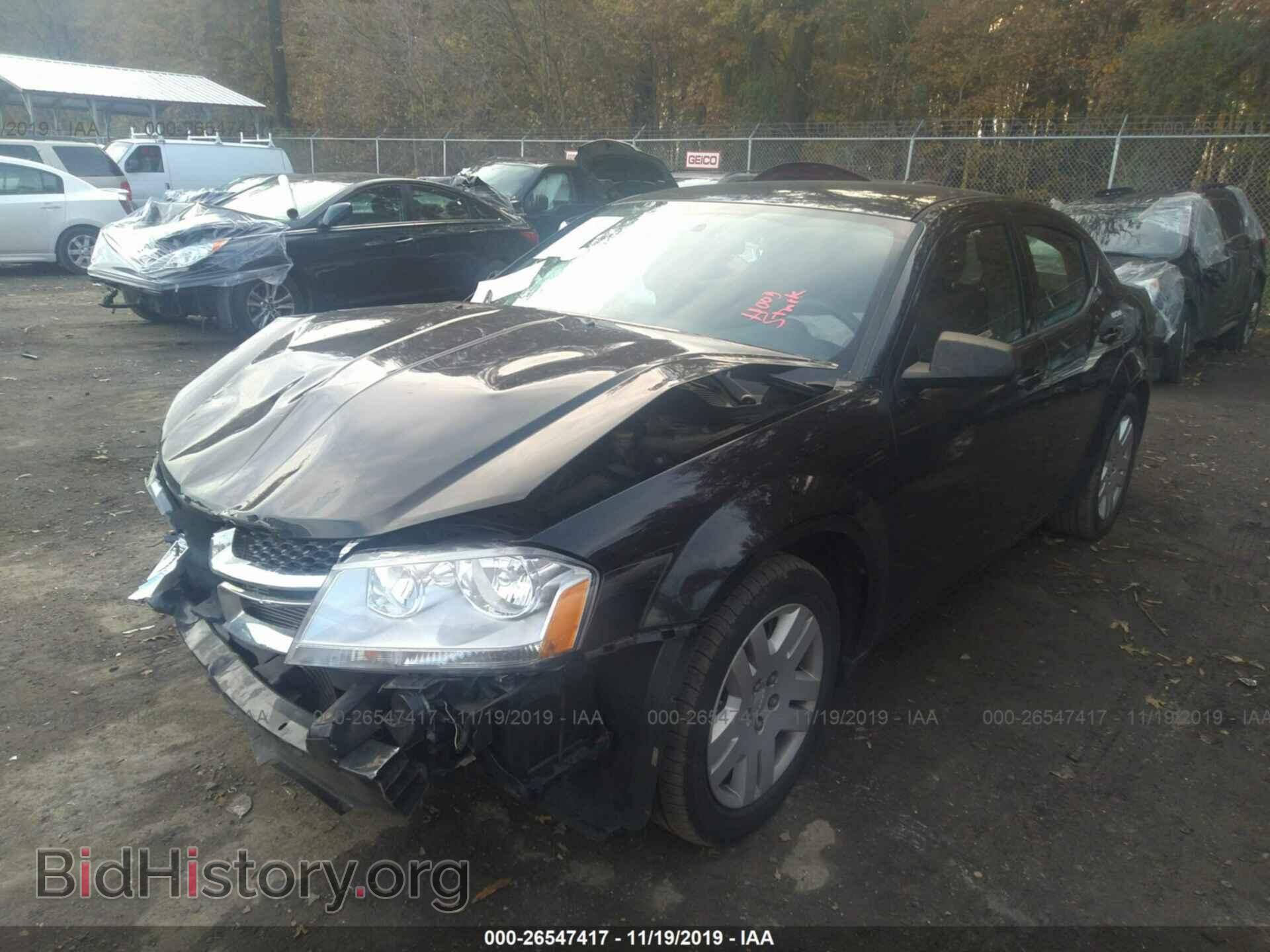 2014 DODGE AVENGER - VIN: 1C3CDZAB3EN104583 - Фото 2