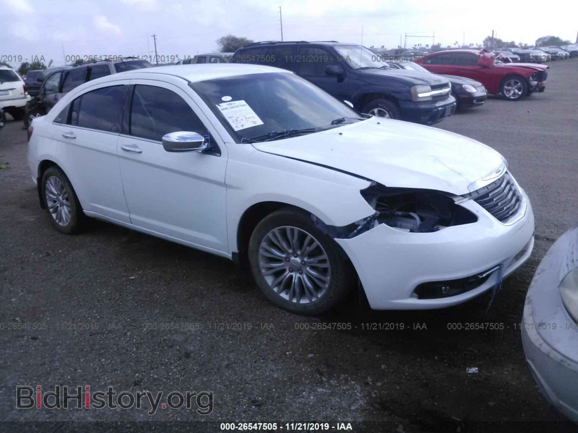 Фотография 1C3CCBCB7CN263501 - CHRYSLER 200 2012