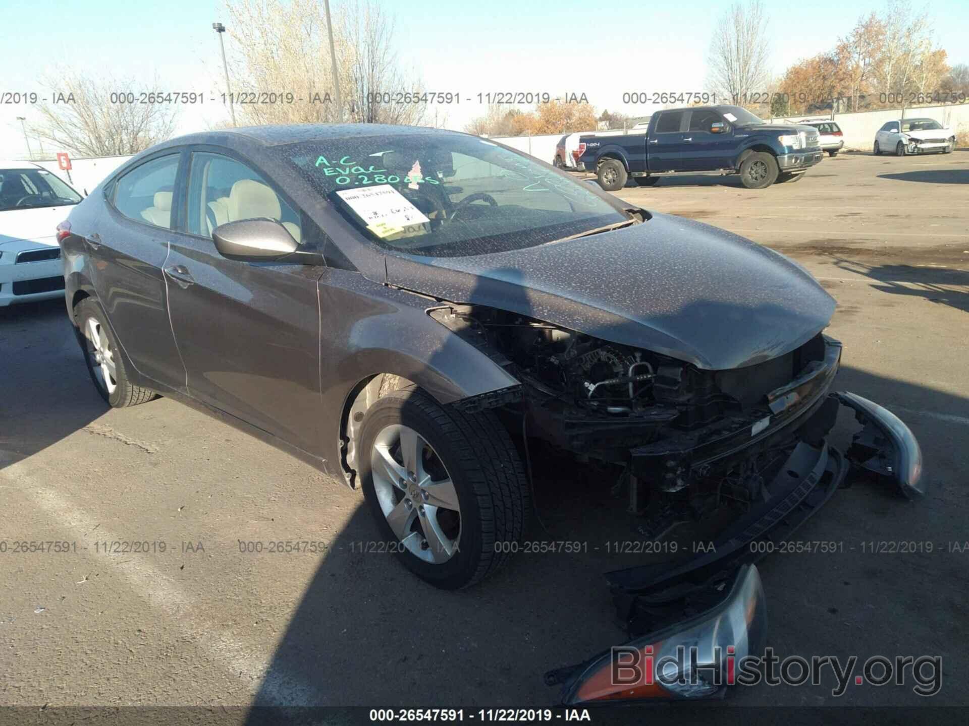 Фотография 5NPDH4AEXCH071600 - HYUNDAI ELANTRA 2012