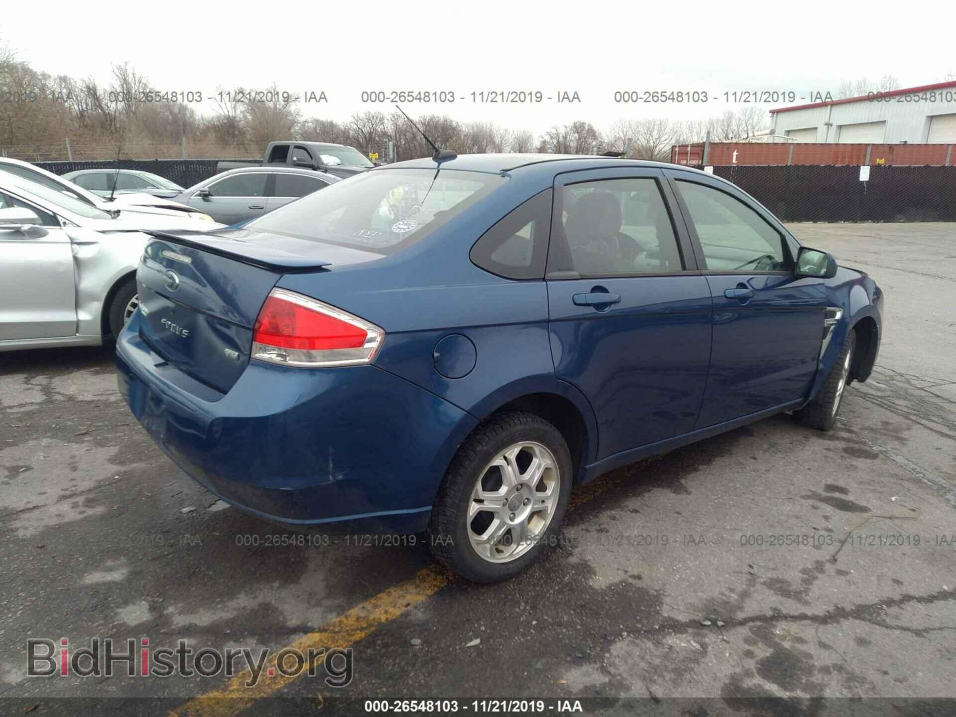 2008 FORD FOCUS - VIN: 1FAHP35N38W295355 - Фото 4