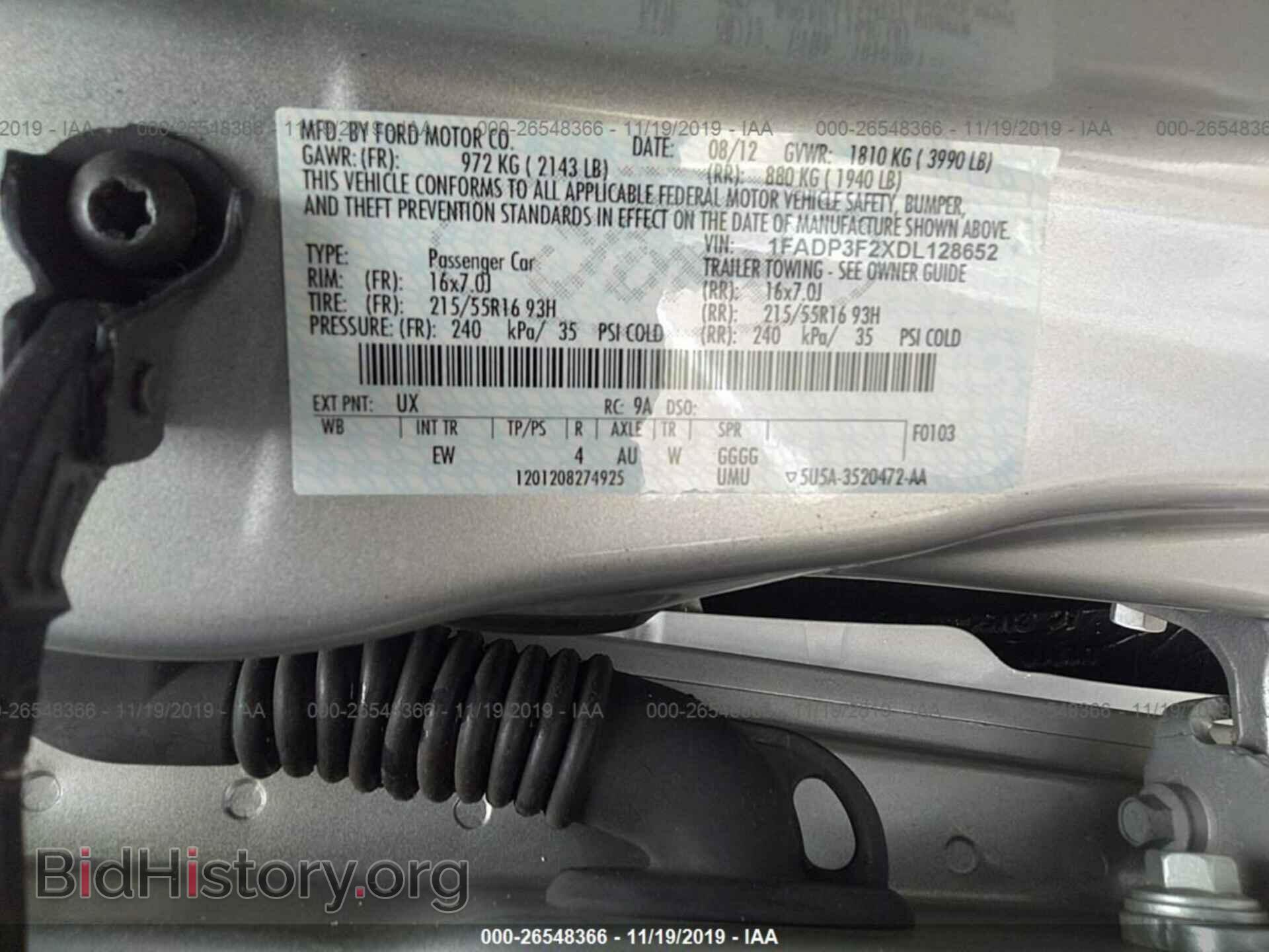 2013 FORD FOCUS - VIN: 1FADP3F2XDL128652 - Photo 9
