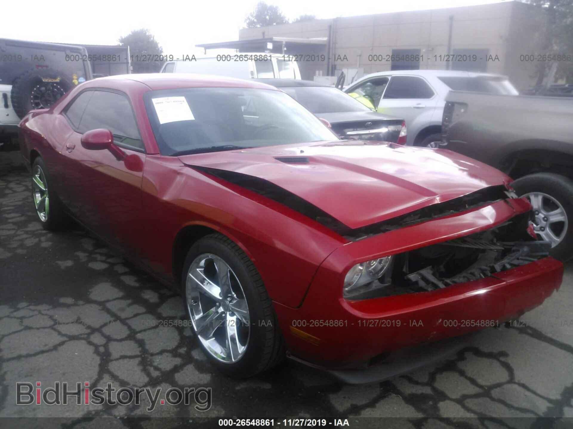 Photo 2C3CDYAG7CH106316 - DODGE CHALLENGER 2012